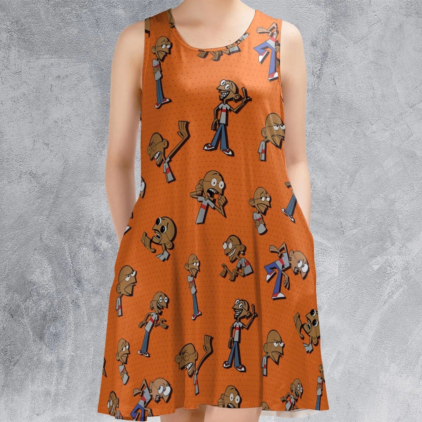 Casual Sleeveless Dress - UNUX72J3