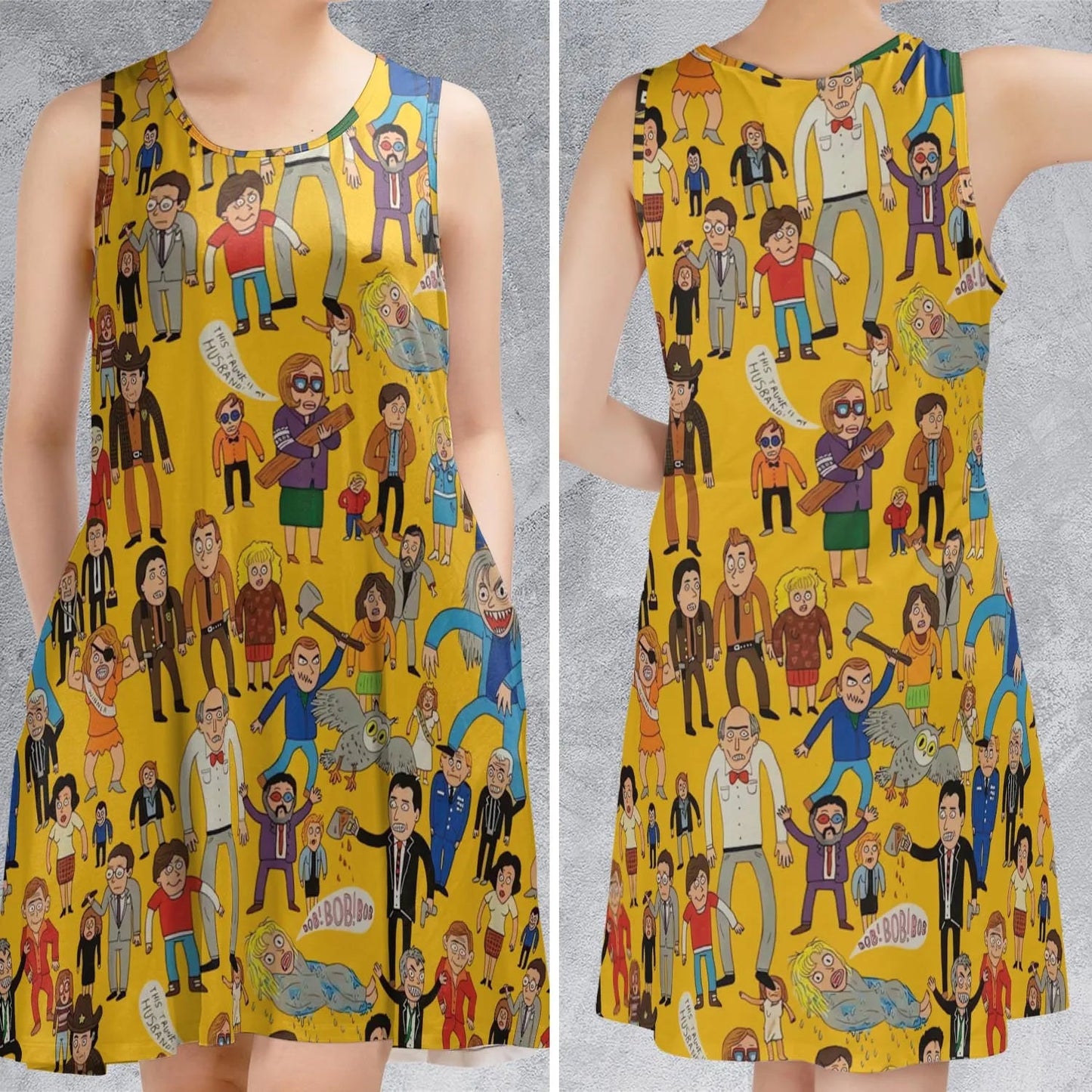 Casual Sleeveless Dress - CGCSGR8S