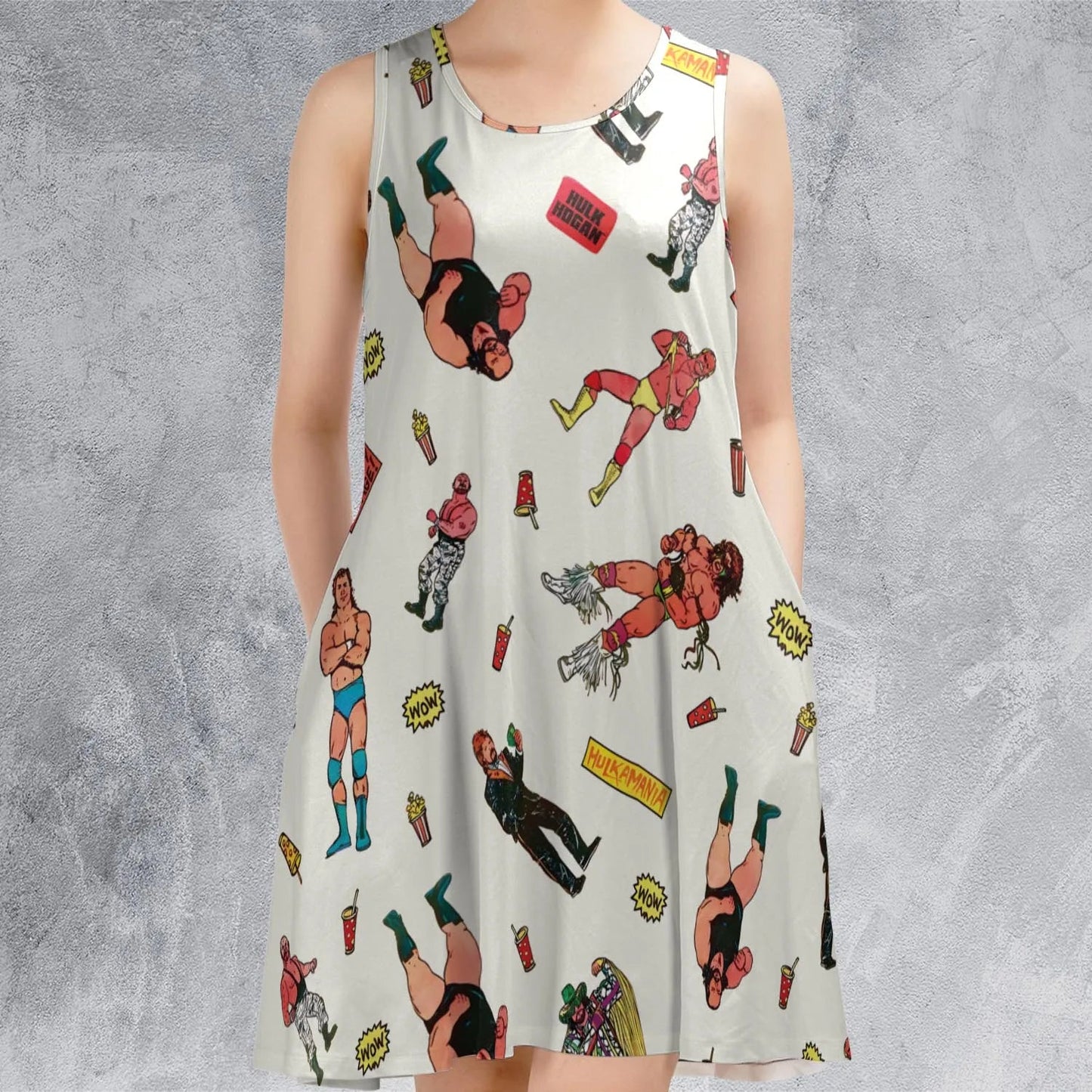 Casual Sleeveless Dress - VEQ2YXXN