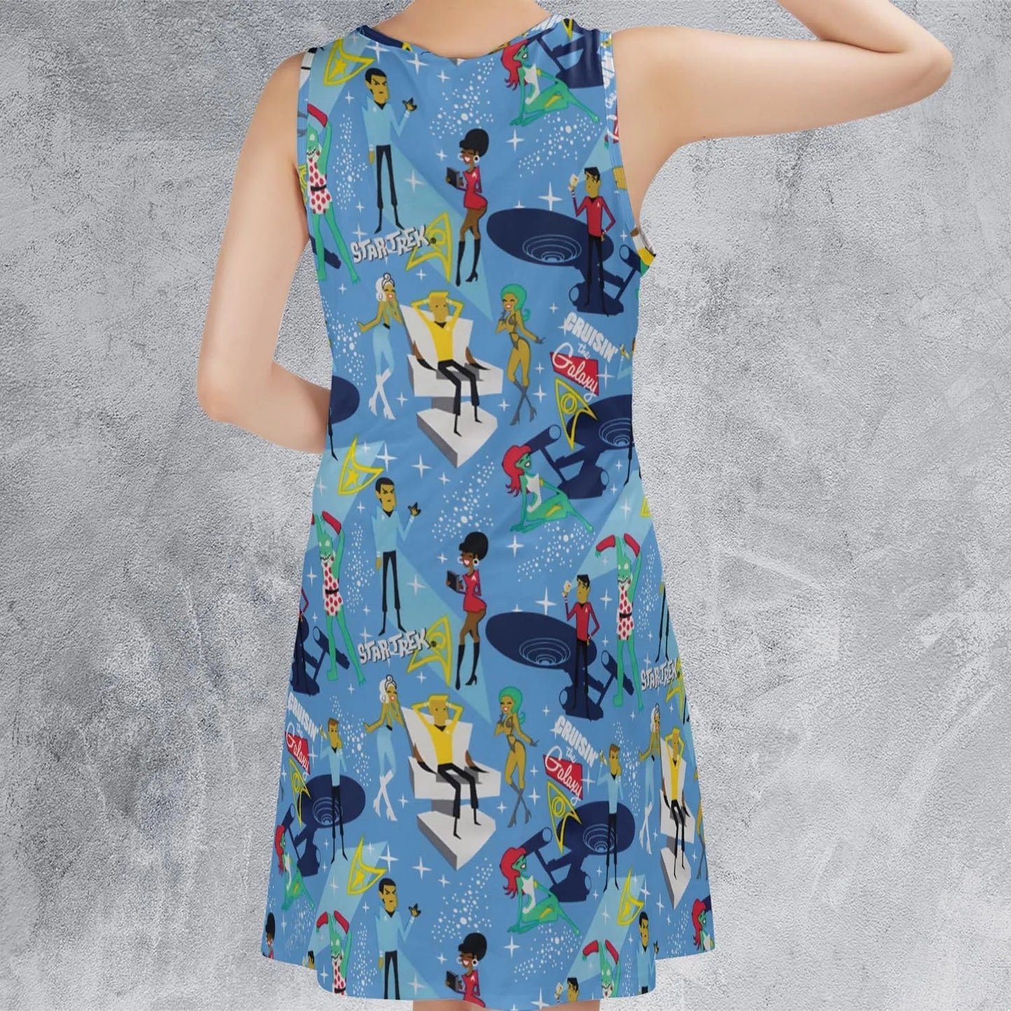 Casual Sleeveless Dress - YK6WZXBH