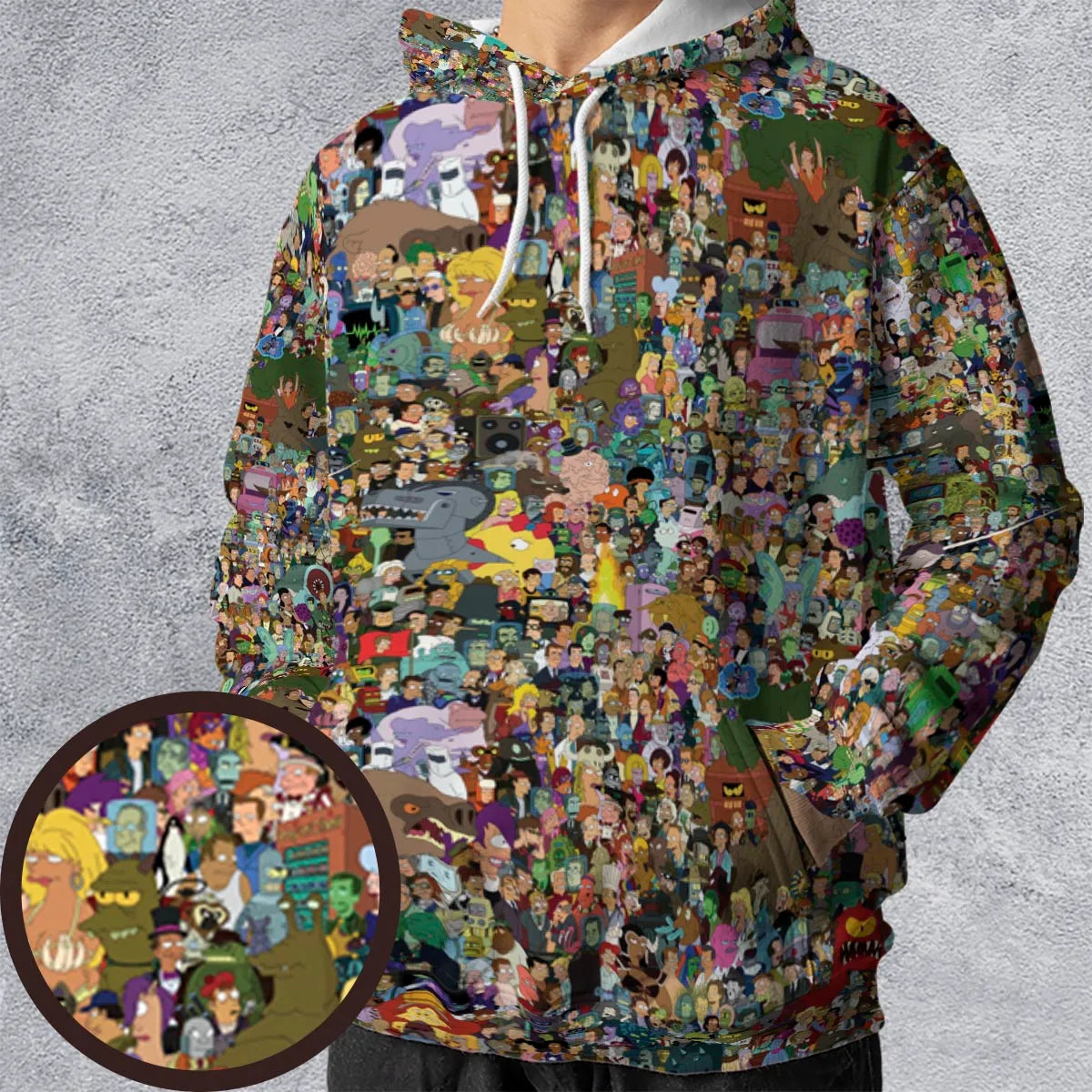 Full Print Hoodie - KLTTQAVJ