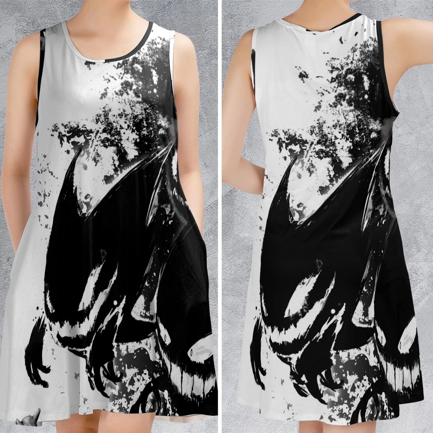 Casual Sleeveless Dress - 3P78Z9E6