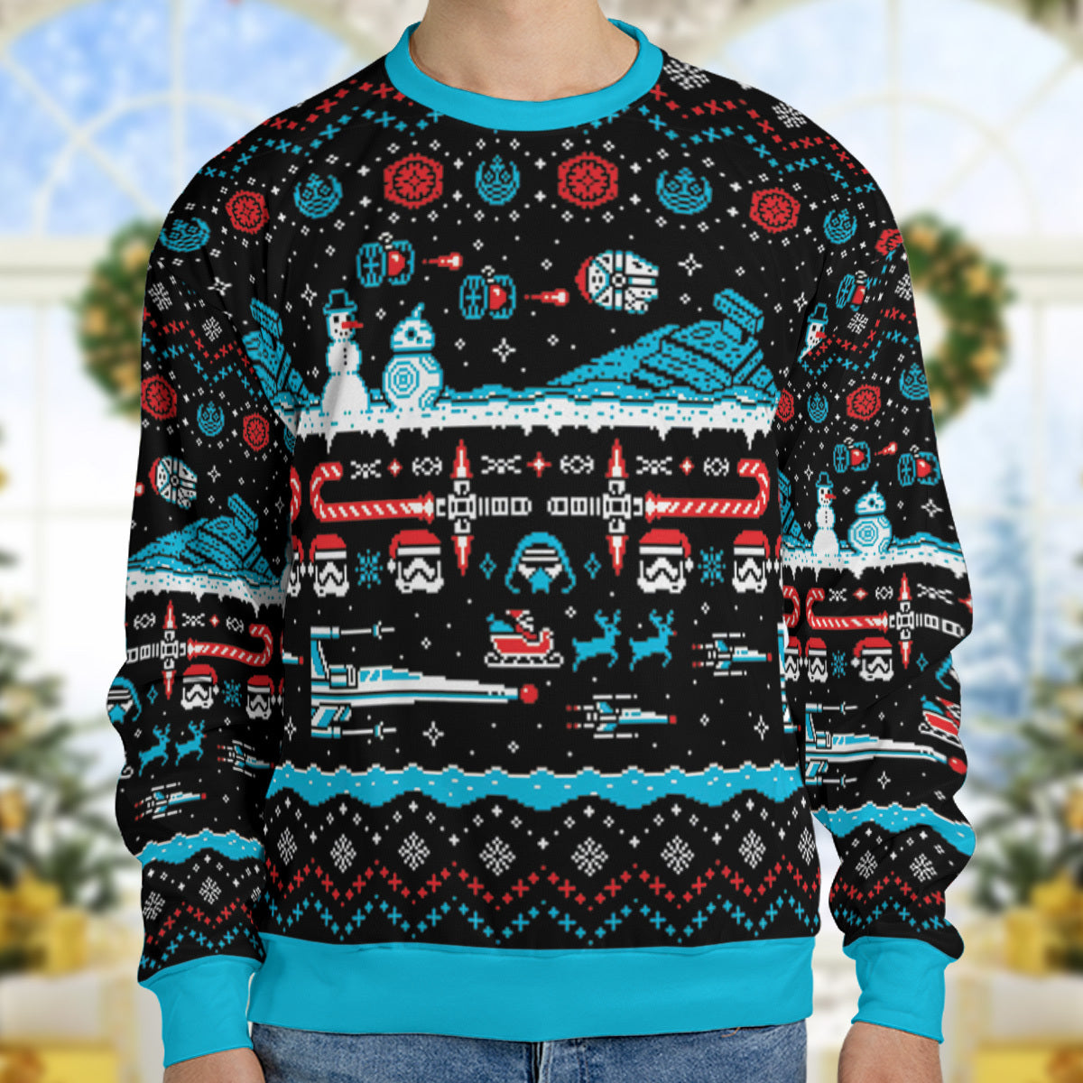 Ugly Christmas Sweatshirt - Q71PM8UN