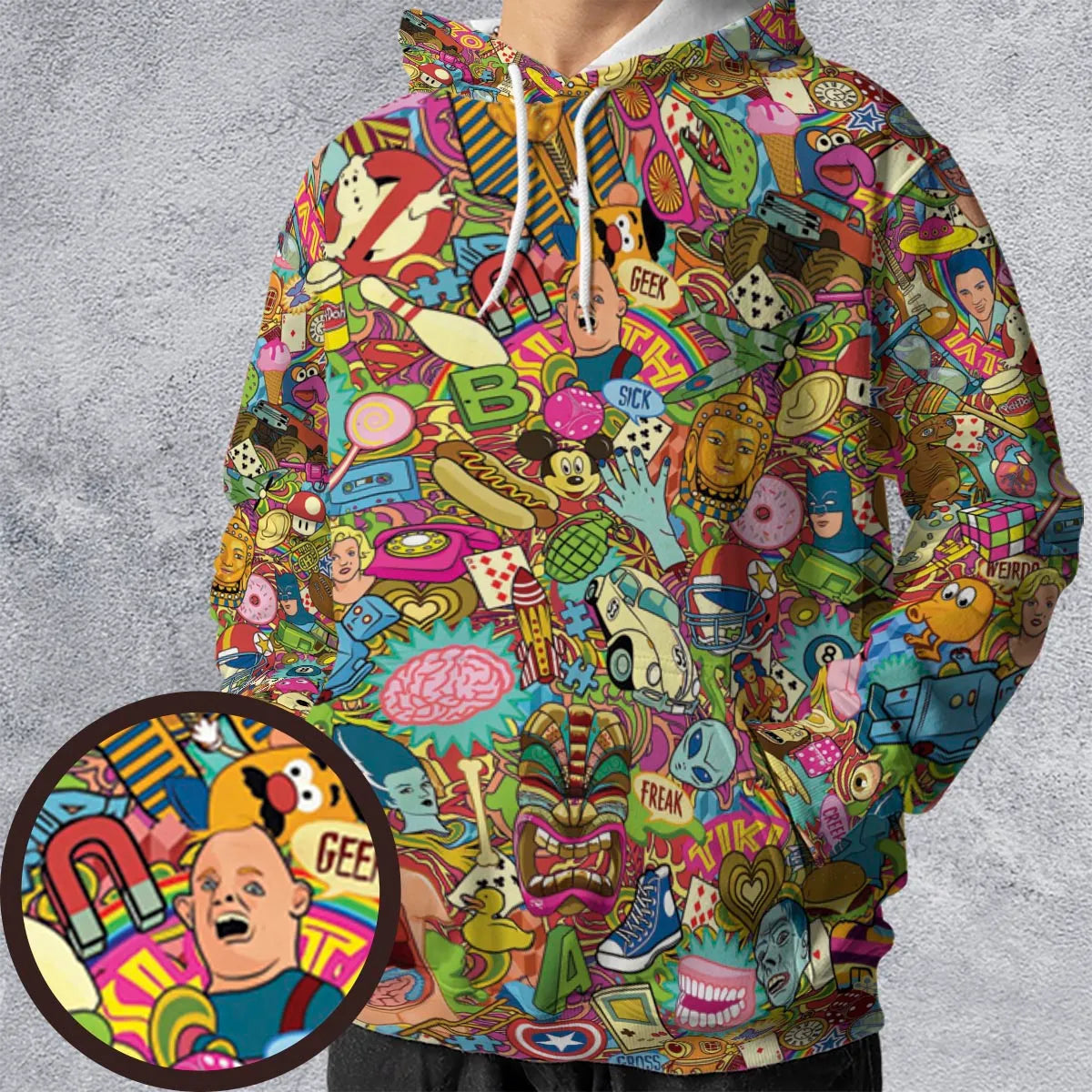 Full Print Hoodie - UVAZNGT2