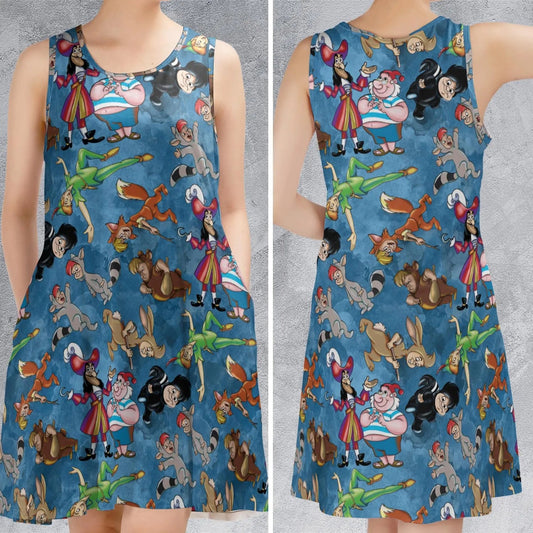 Casual Sleeveless Dress - C5HB3TZ4