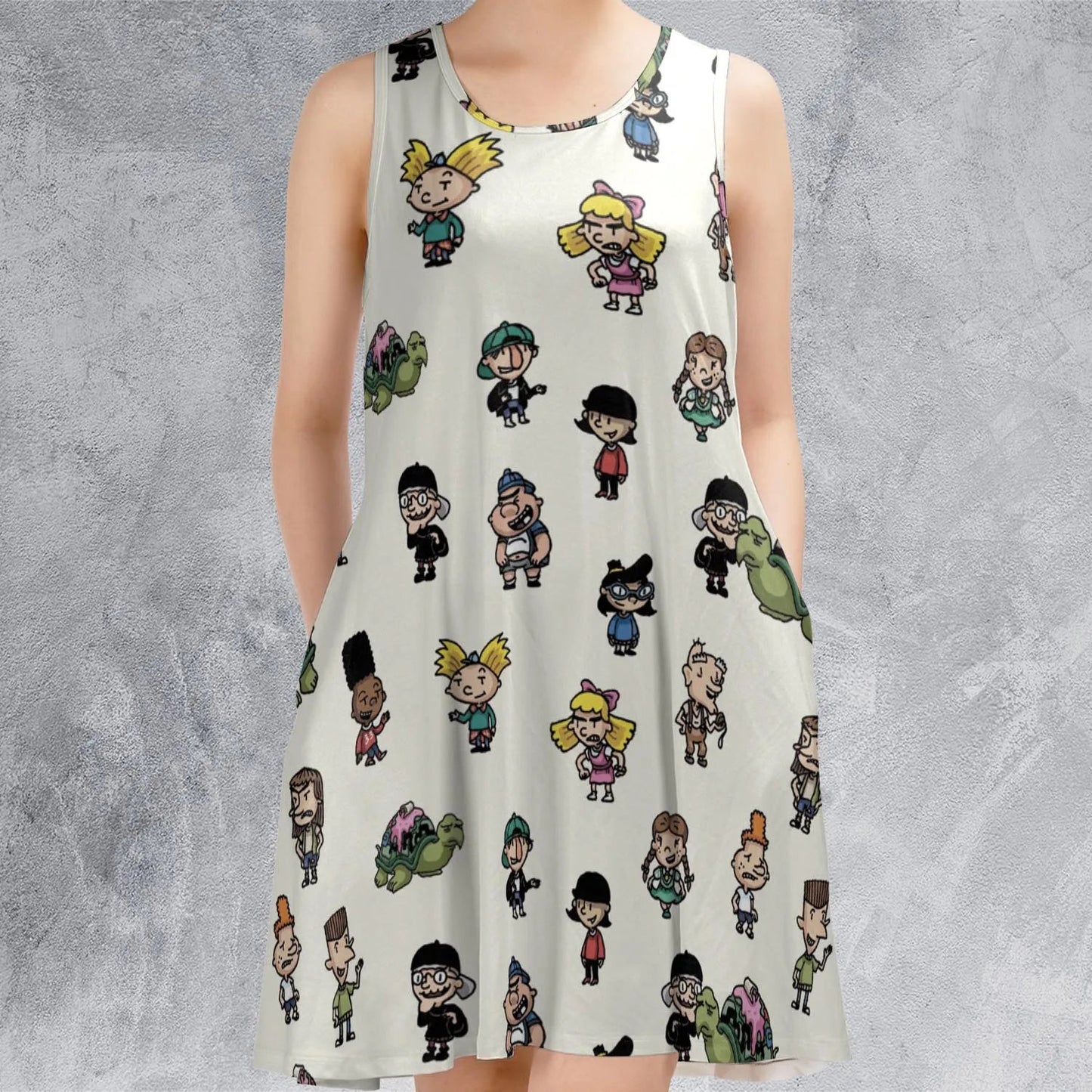 Casual Sleeveless Dress - RYDMMNLY