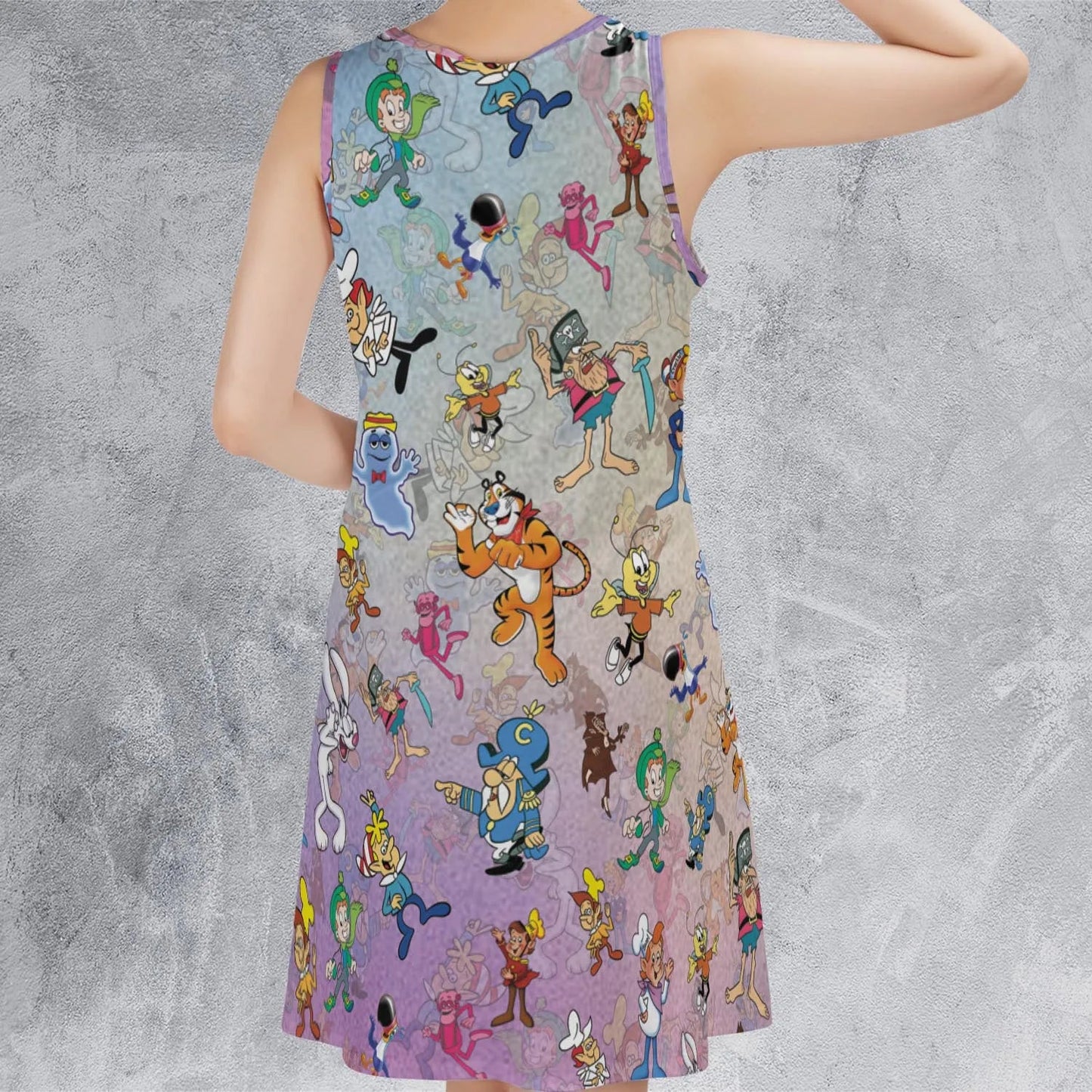 Casual Sleeveless Dress - ZV27UY98