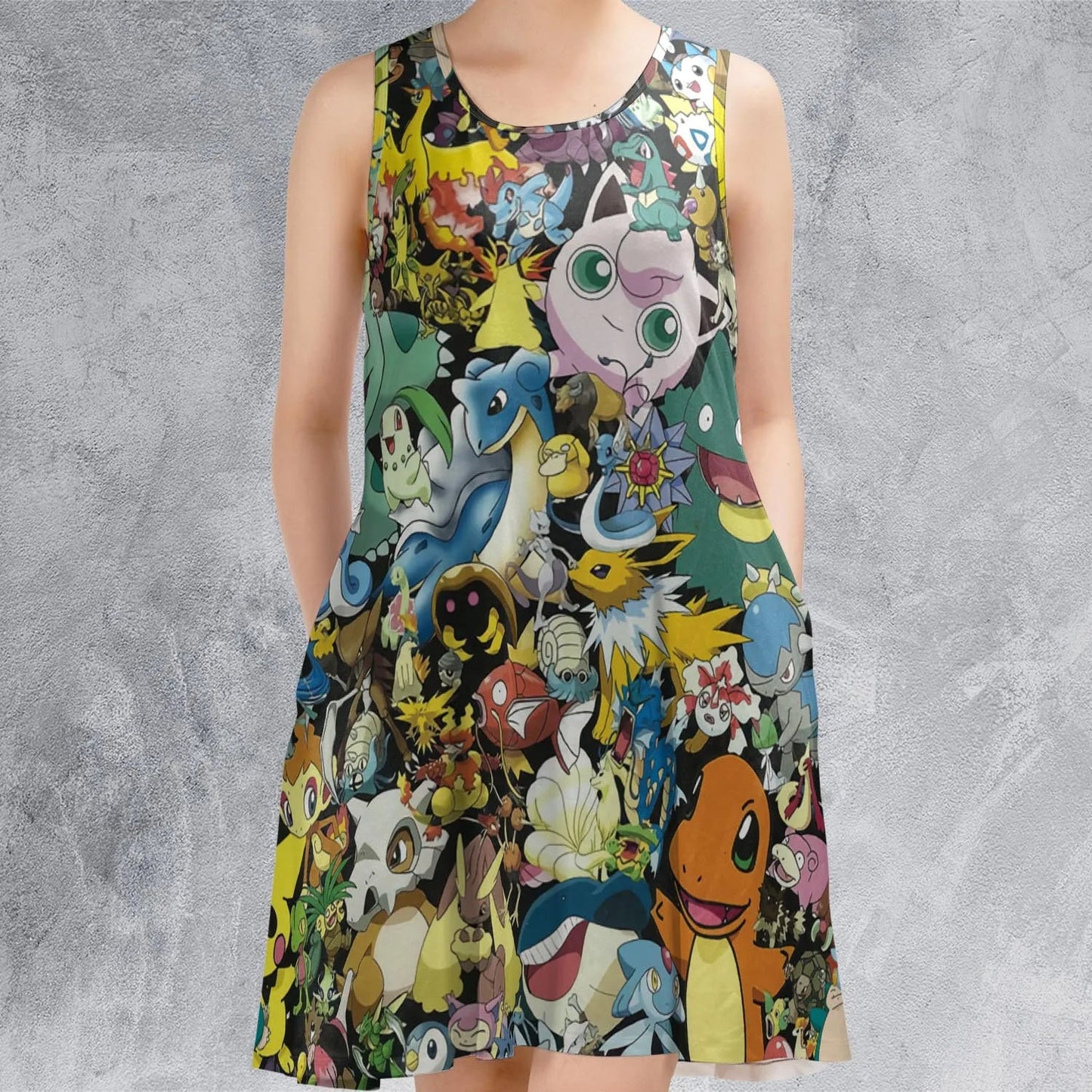 Casual Sleeveless Dress - 43PXEU1Z
