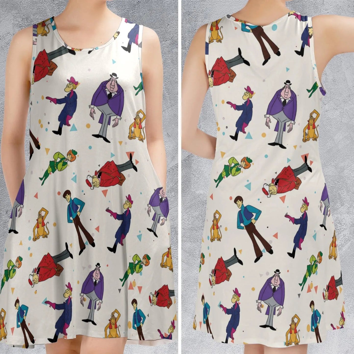 Casual Sleeveless Dress - 1Z8YLJWR