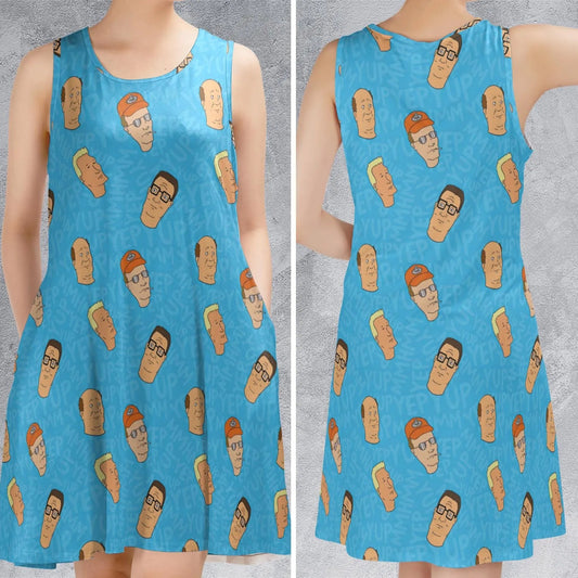 Casual Sleeveless Dress - 7TFXGCD4