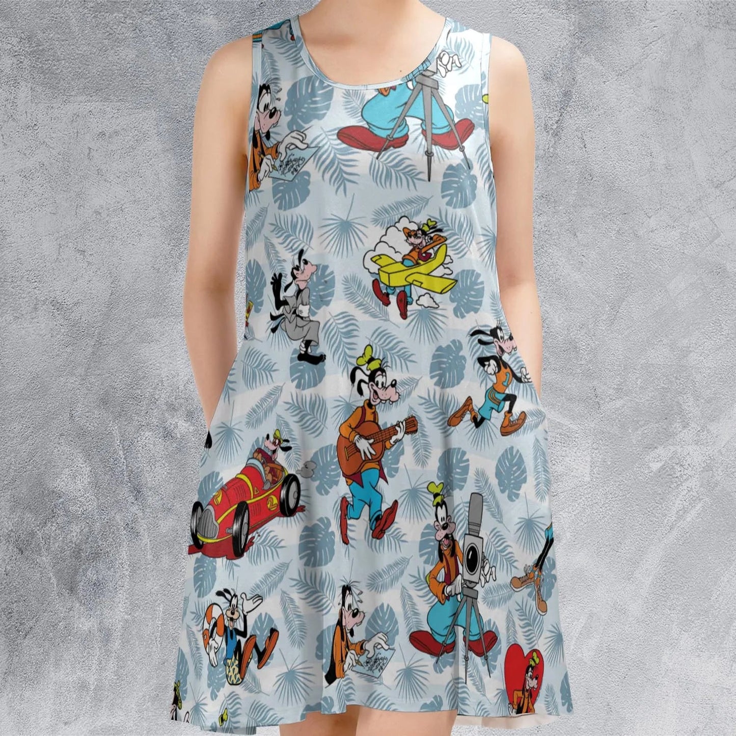 Casual Sleeveless Dress - GKV4M6NE