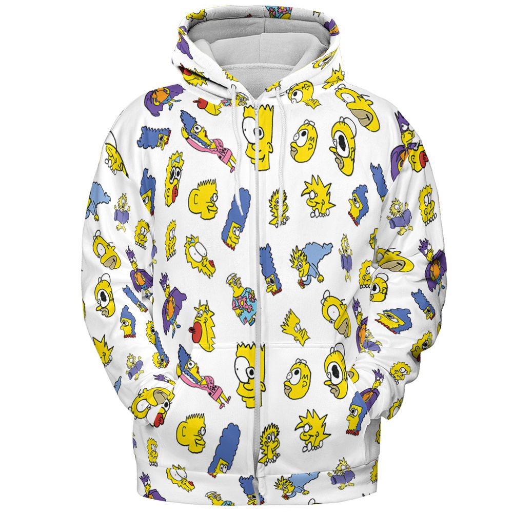 All-over Print Hoodie - D57SL6KX -  - 3