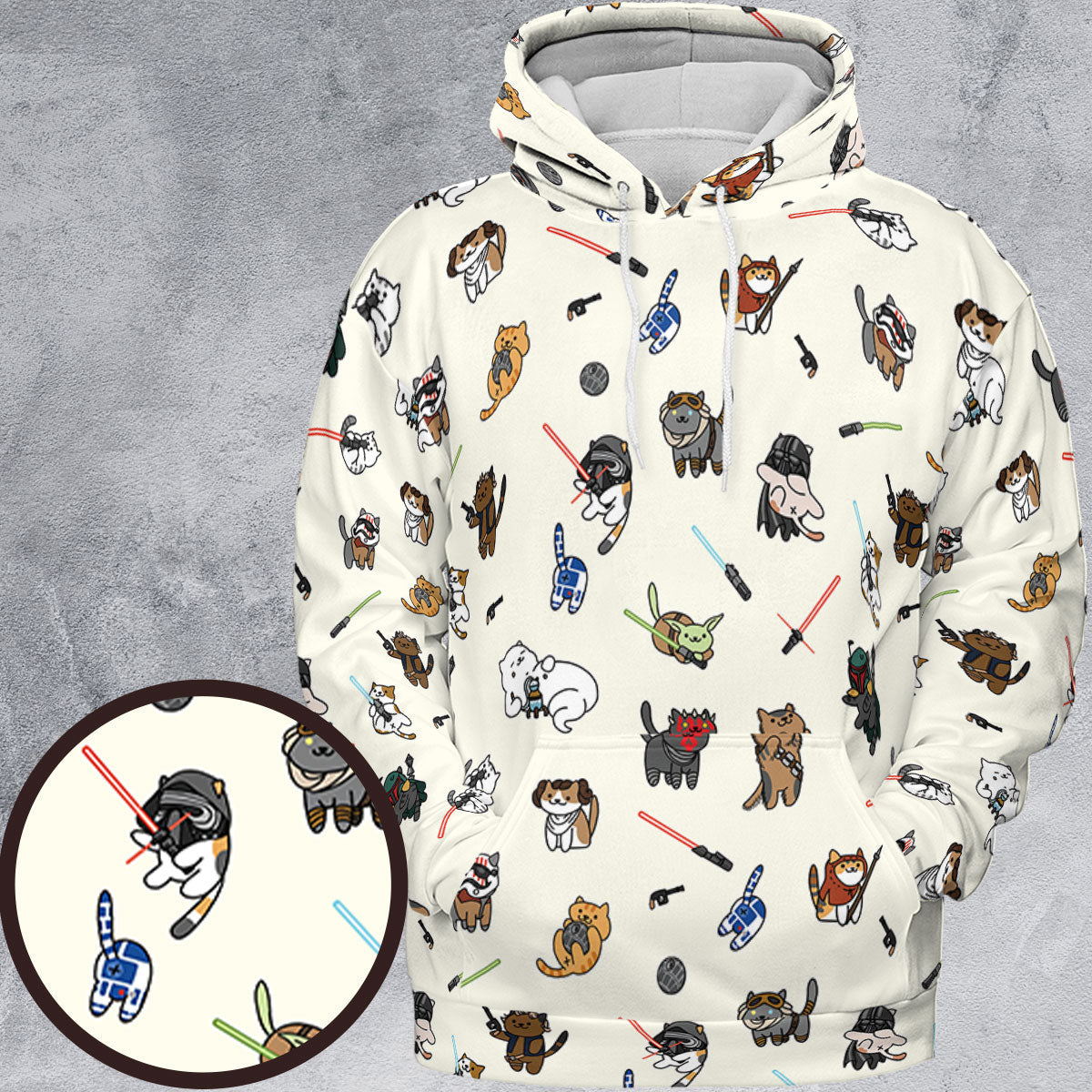 Full Print Hoodie - ZSCX368D