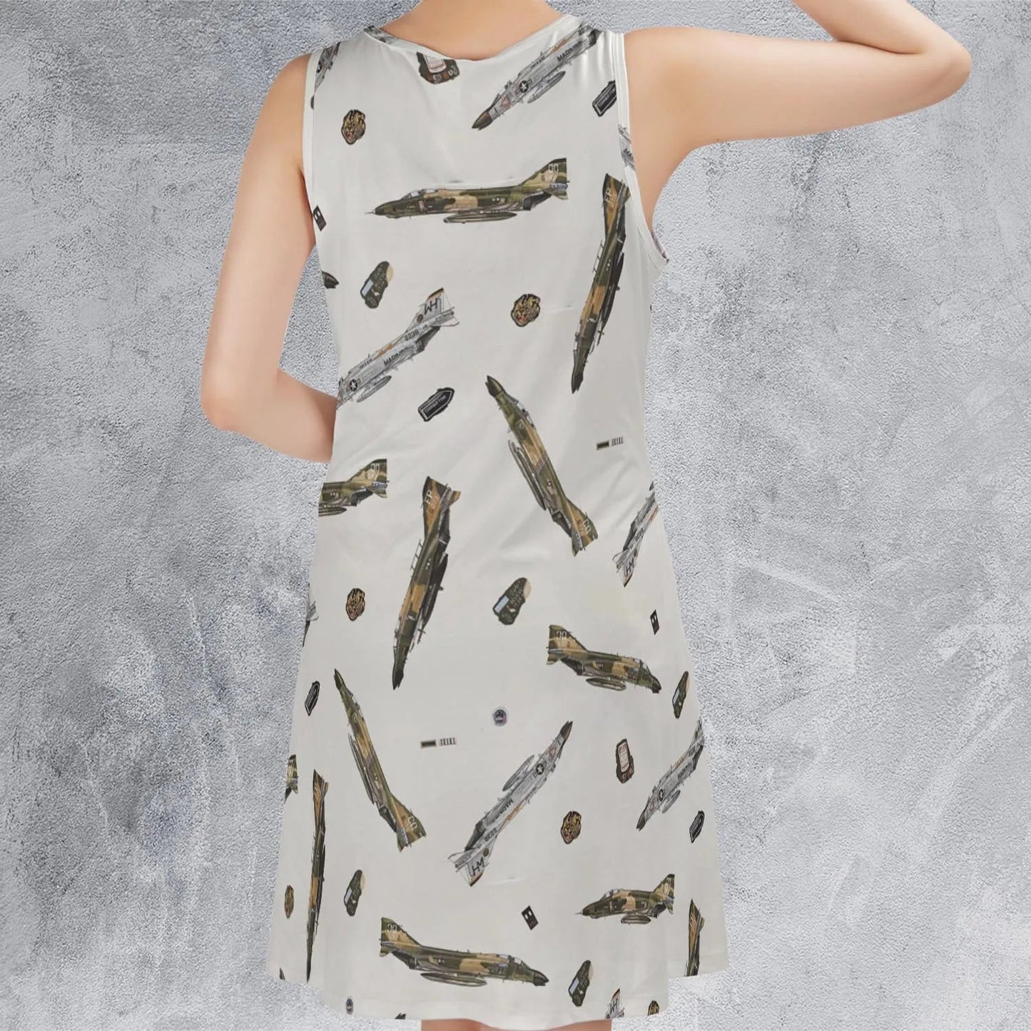 Casual Sleeveless Dress - 5D3SGNPJ