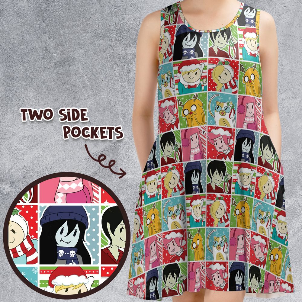 Sleeveless Dress - BVXCEFGD -  - 1