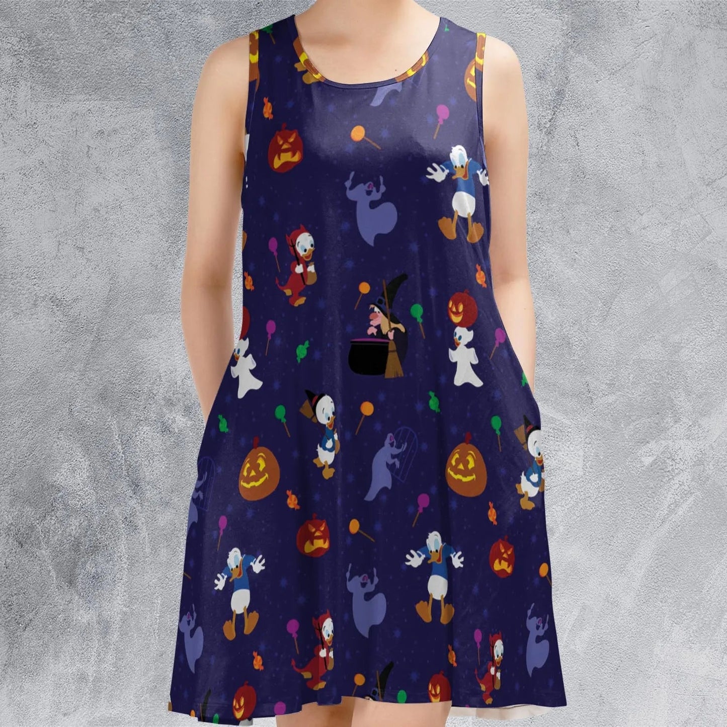 Casual Sleeveless Dress - ABHJRRAS