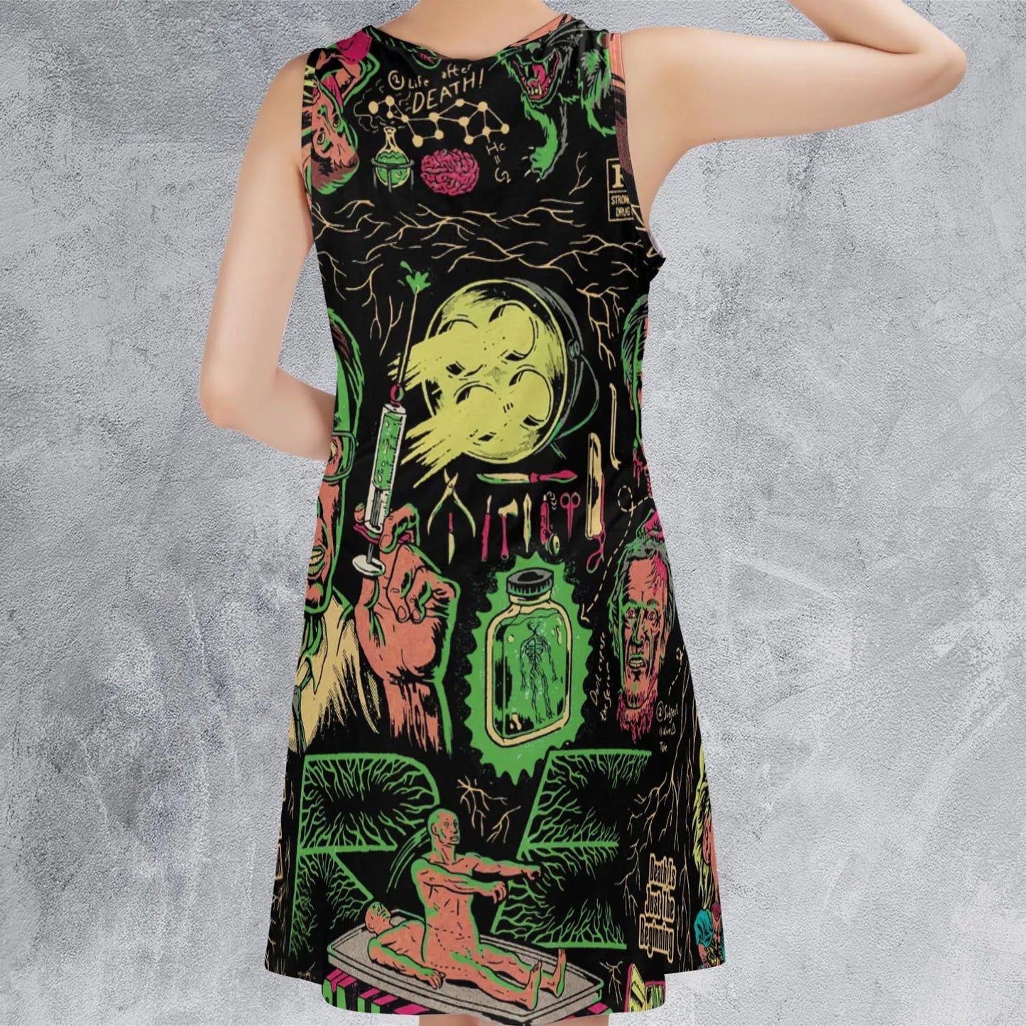 Casual Sleeveless Dress - 5JCRLK1C