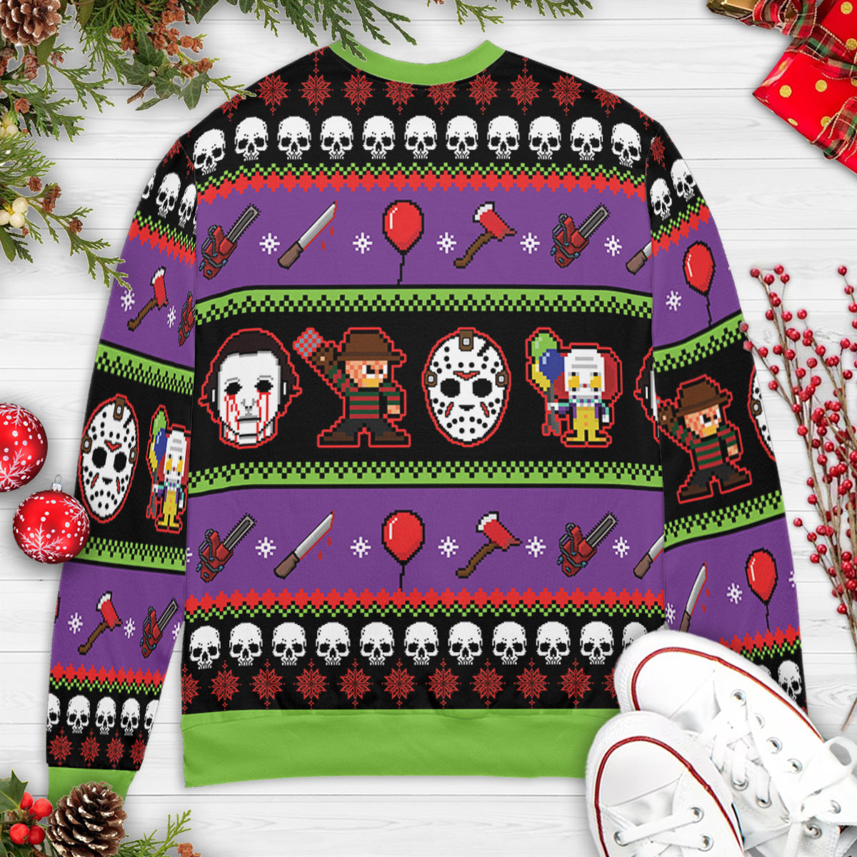Ugly Christmas Sweatshirt - MHGE5DDB
