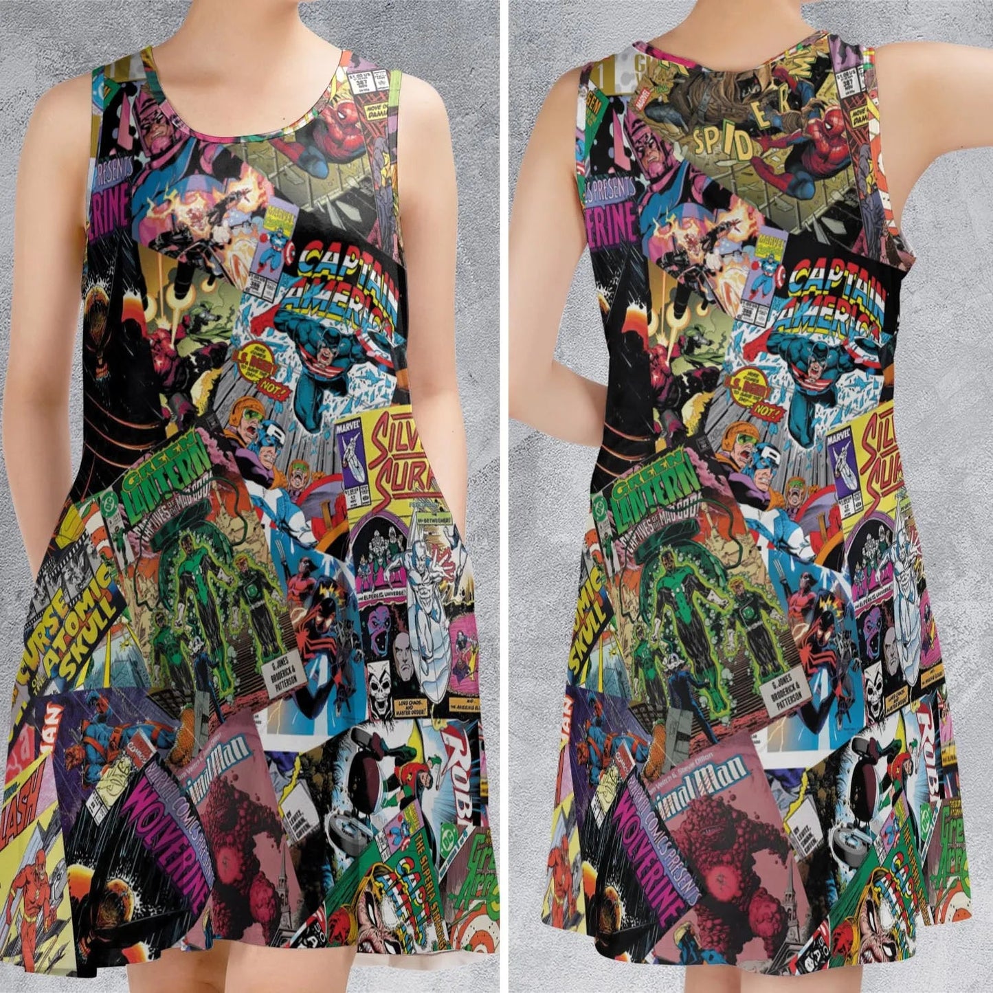 Casual Sleeveless Dress - 4KYMYHND