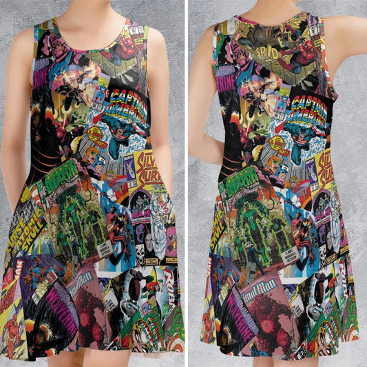Casual Sleeveless Dress - 4KYMYHND