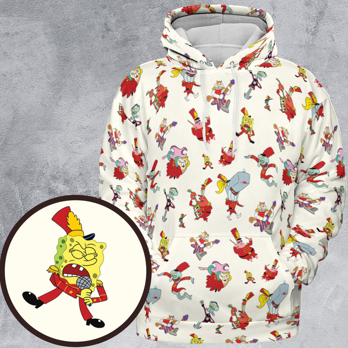 Full Print Hoodie - 16QH1364