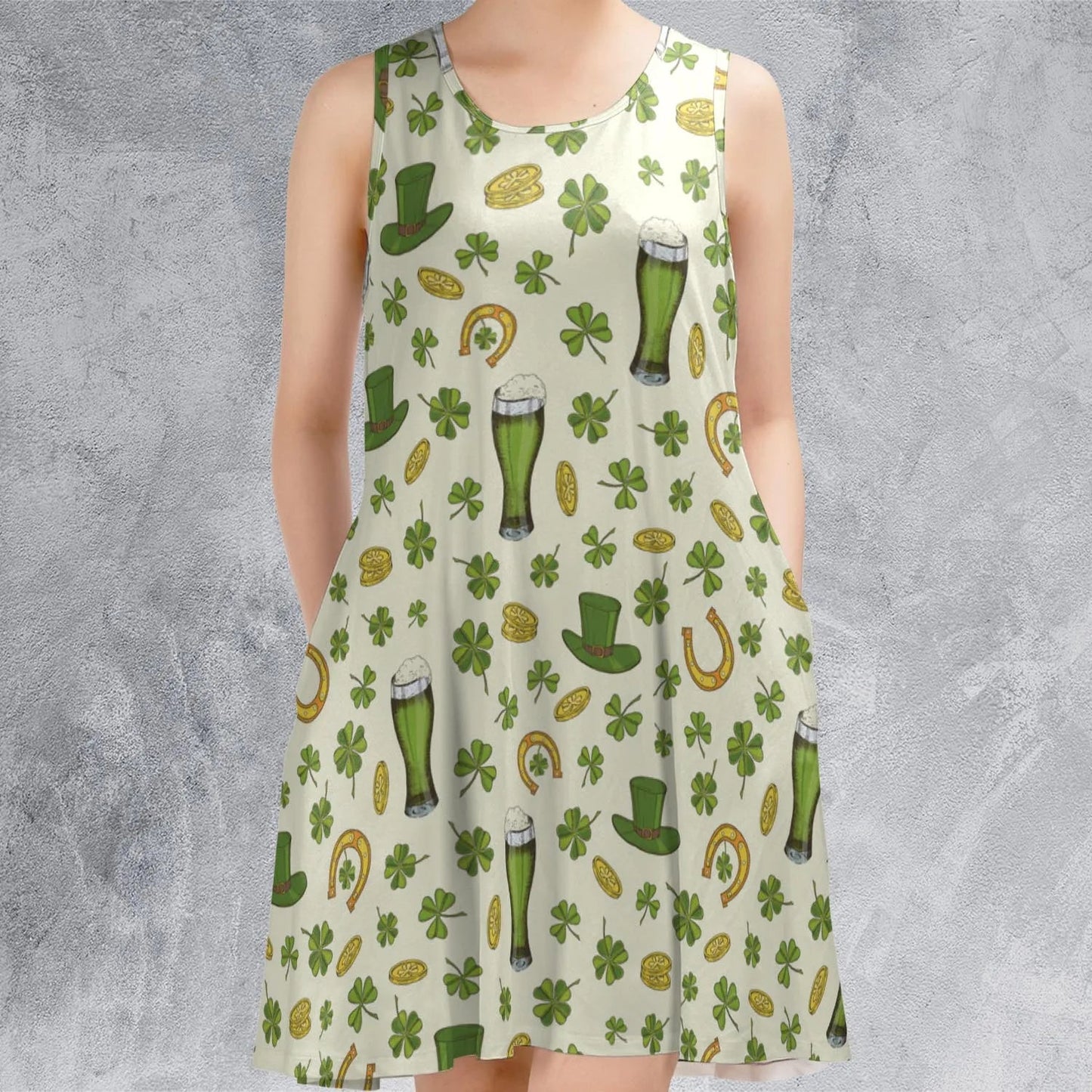 Casual Sleeveless Dress - K3Q99FNK