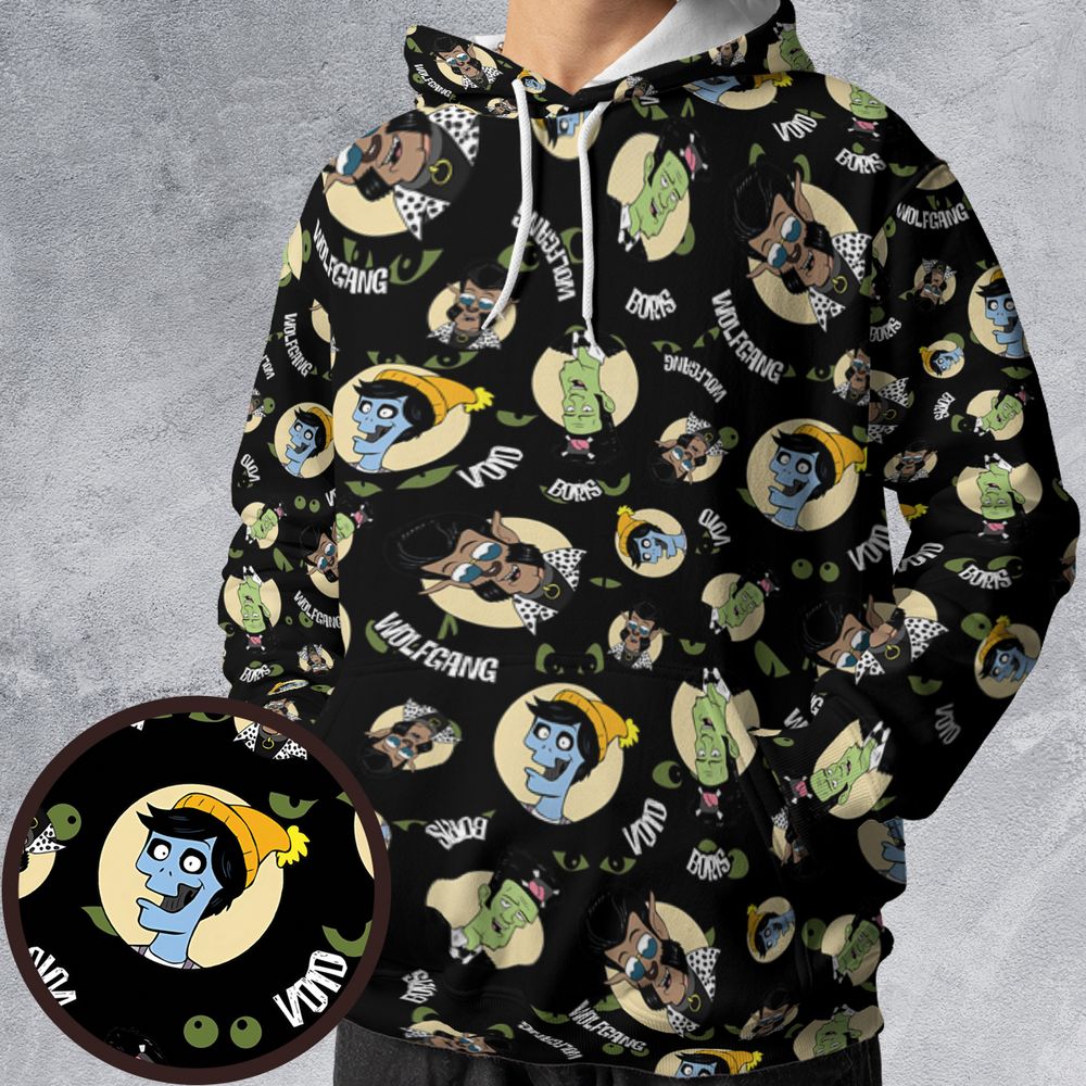 All-over Print Hoodie - Y3DR9HLU -  - 1