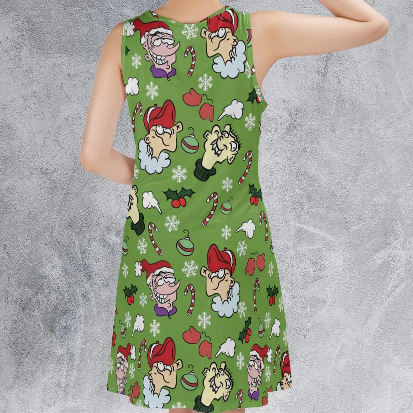Casual Sleeveless Dress - VTSMJLAK