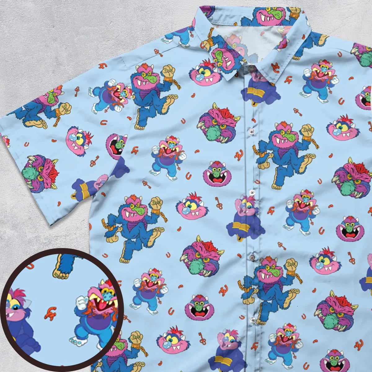 Short Sleeve Button Shirt - FANY752D
