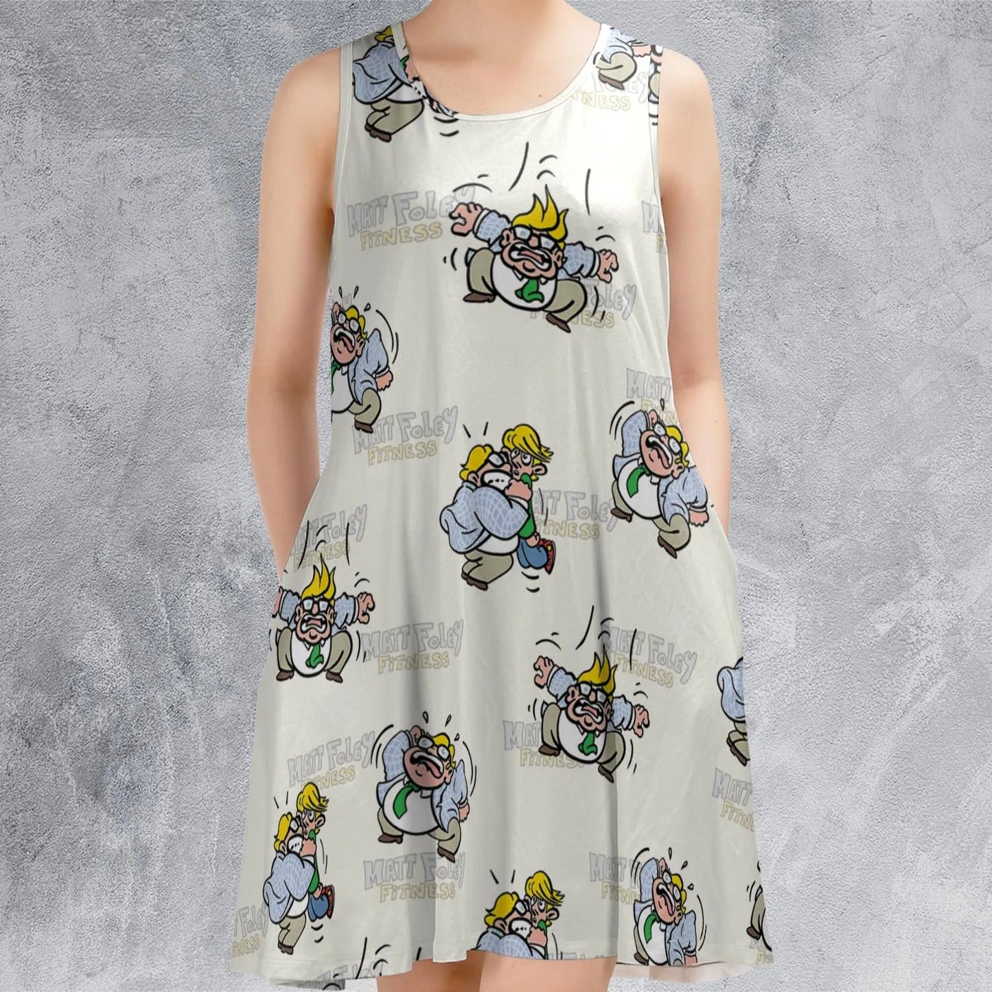 Casual Sleeveless Dress - 42ZDMTMS
