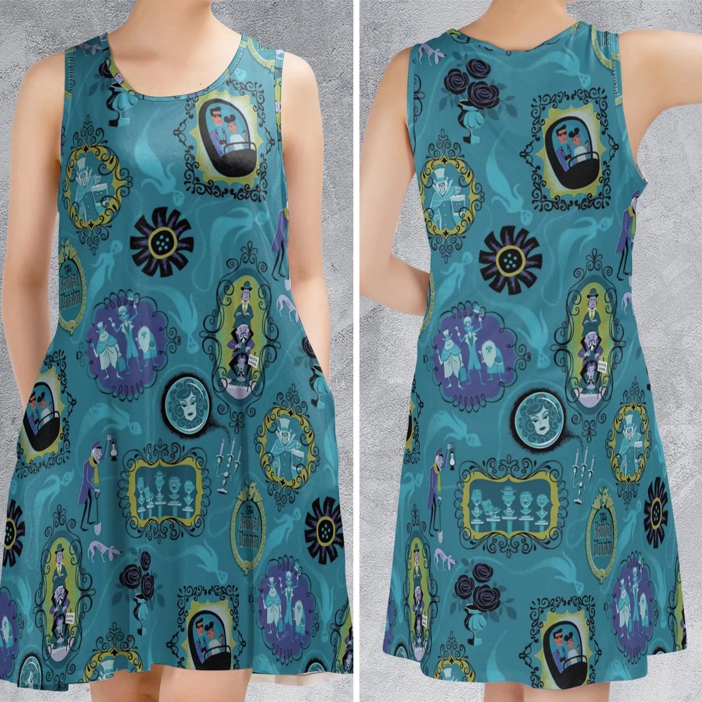 Casual Sleeveless Dress - EM2GJEQK