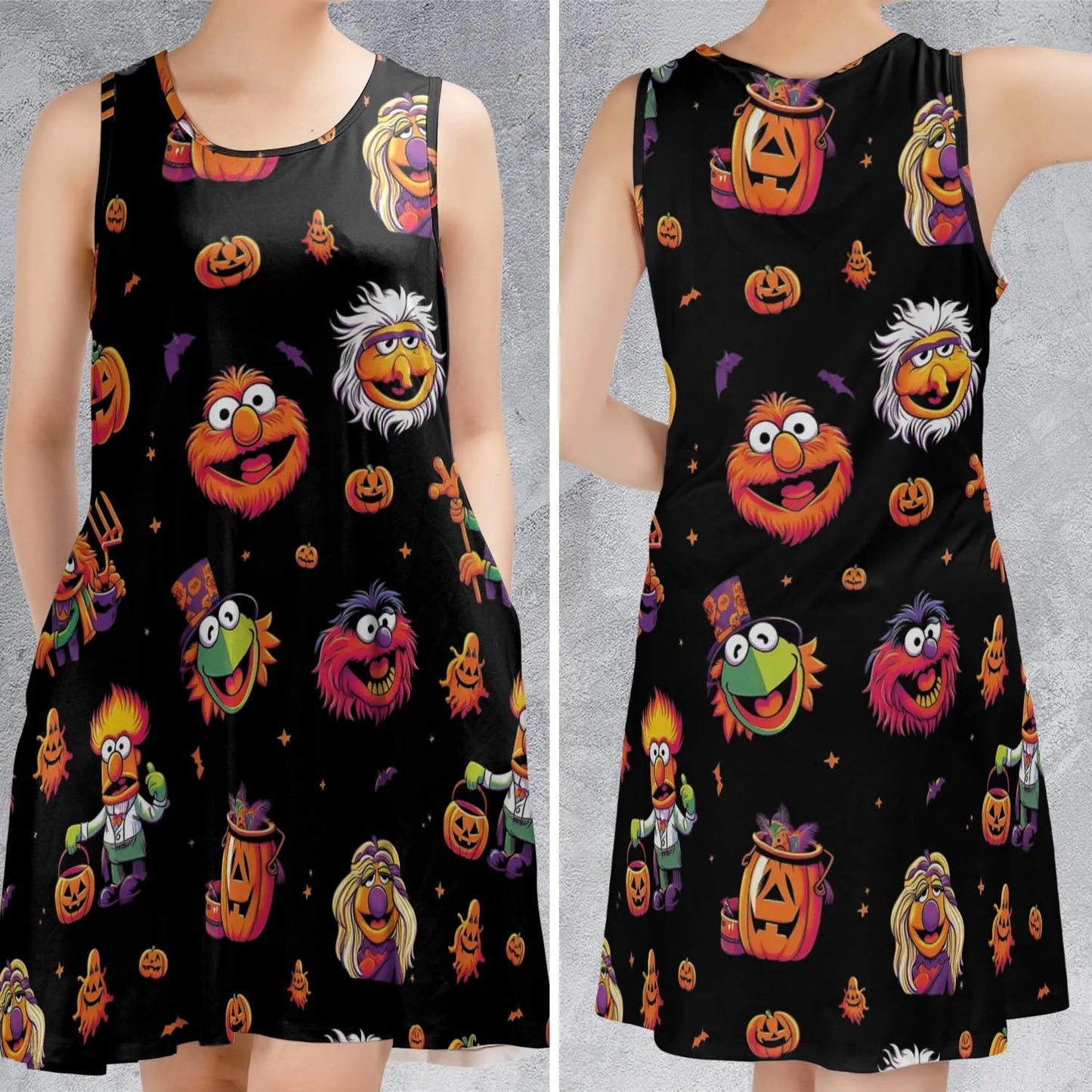 Casual Sleeveless Dress - WN5MZWEV