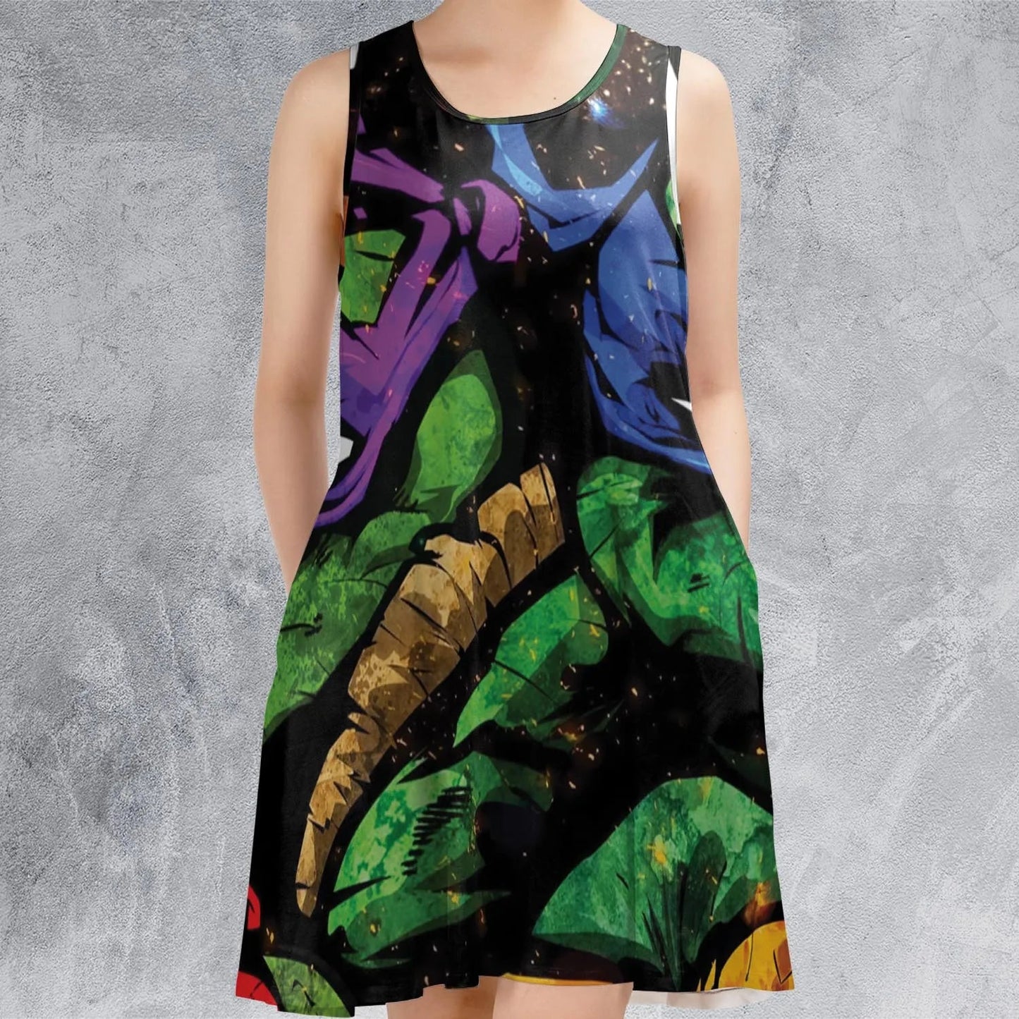 Casual Sleeveless Dress - C2LPA99L
