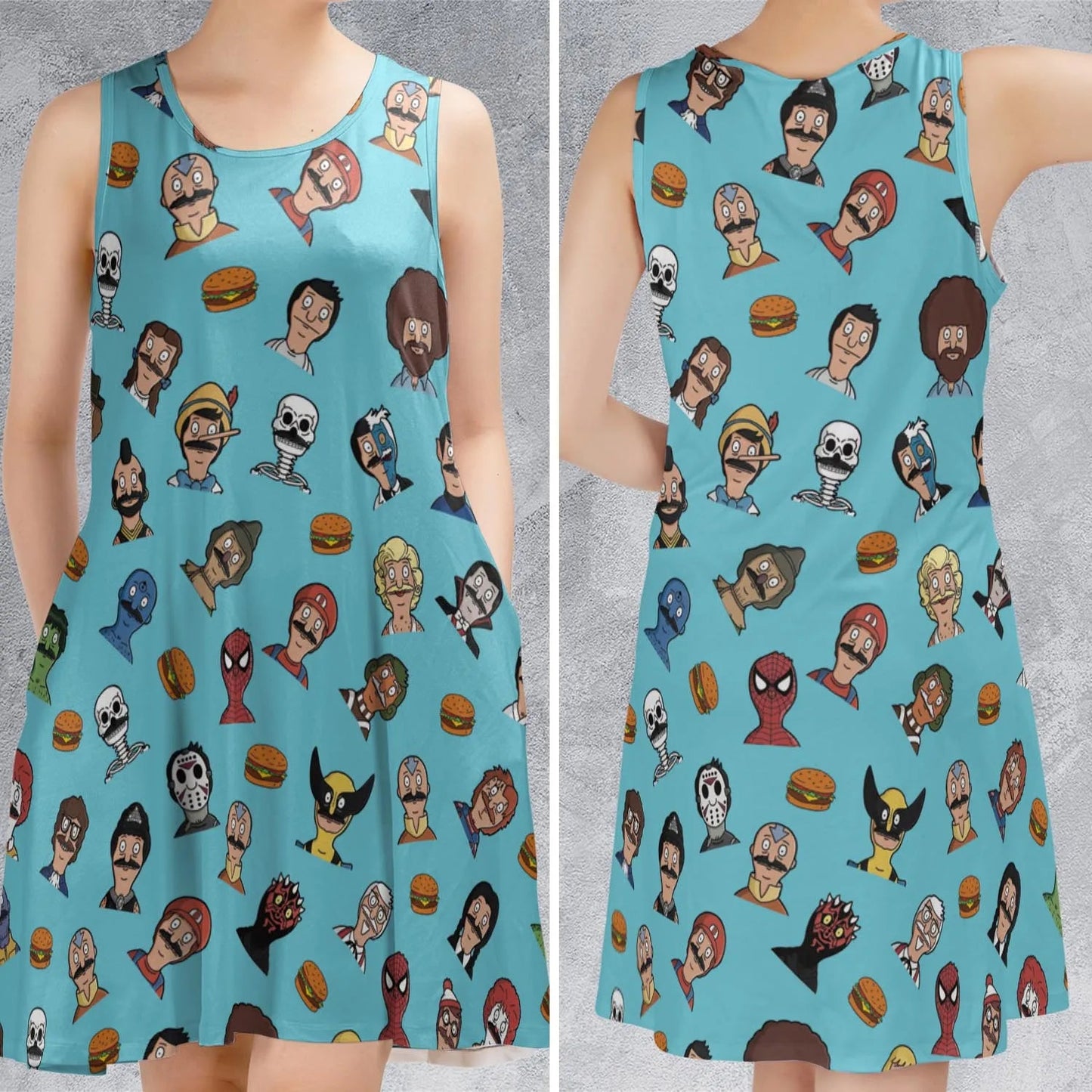 Casual Sleeveless Dress - CR6ZR2Y8