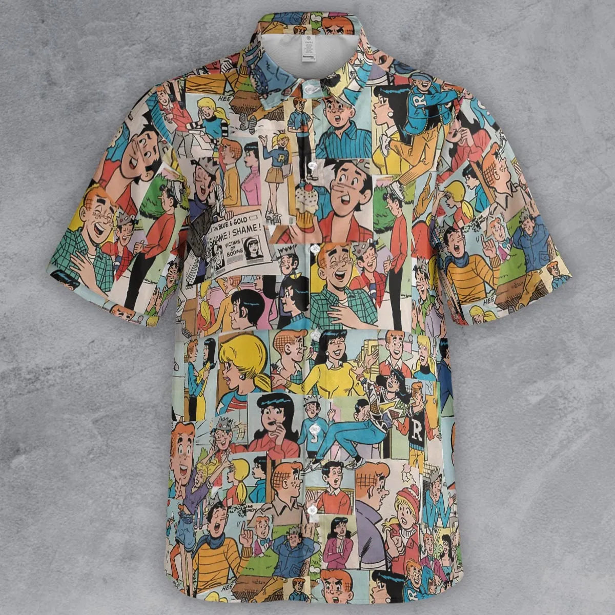 Short Sleeve Button Shirt - 19BD51NN