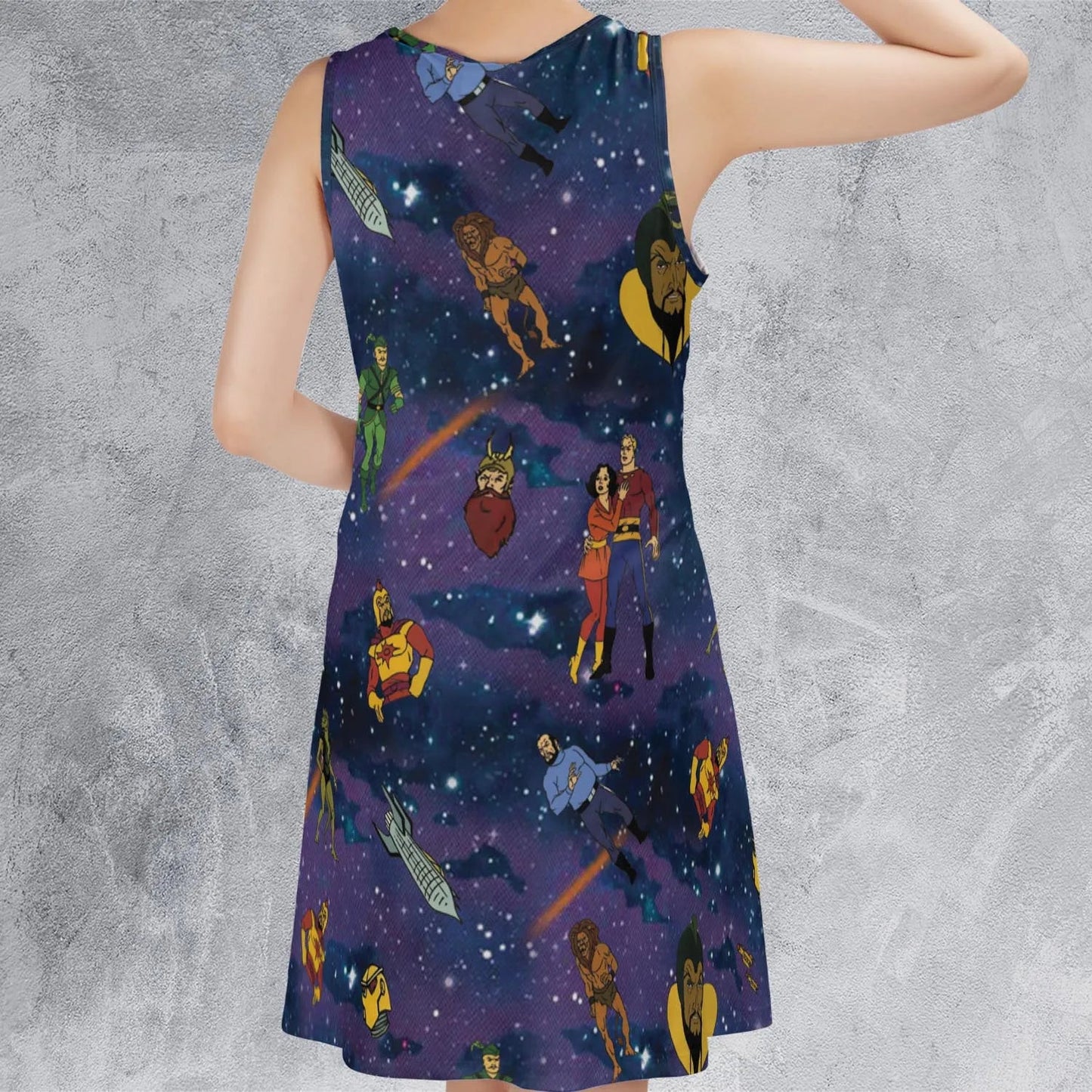 Casual Sleeveless Dress - SGNA5NVX
