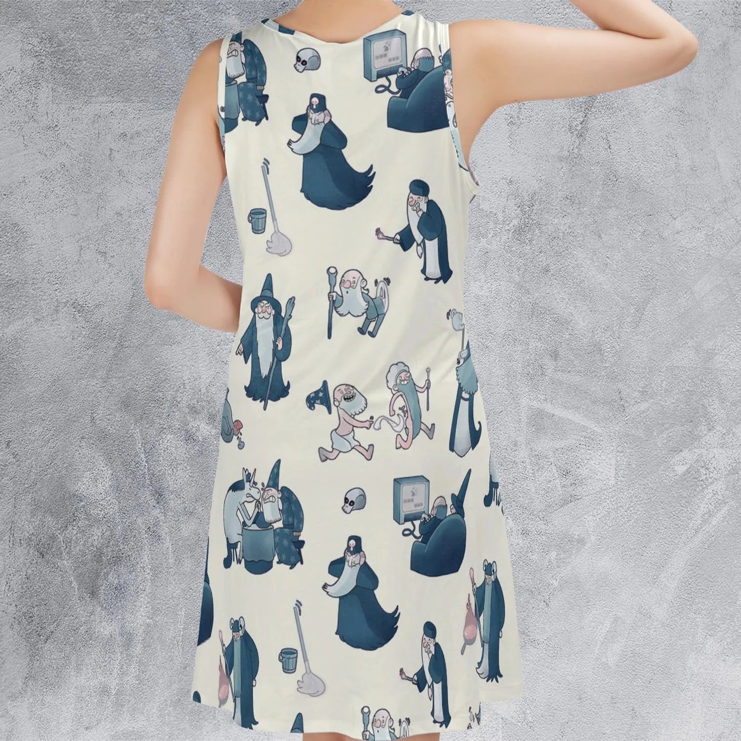 Casual Sleeveless Dress - CZFXVVN2
