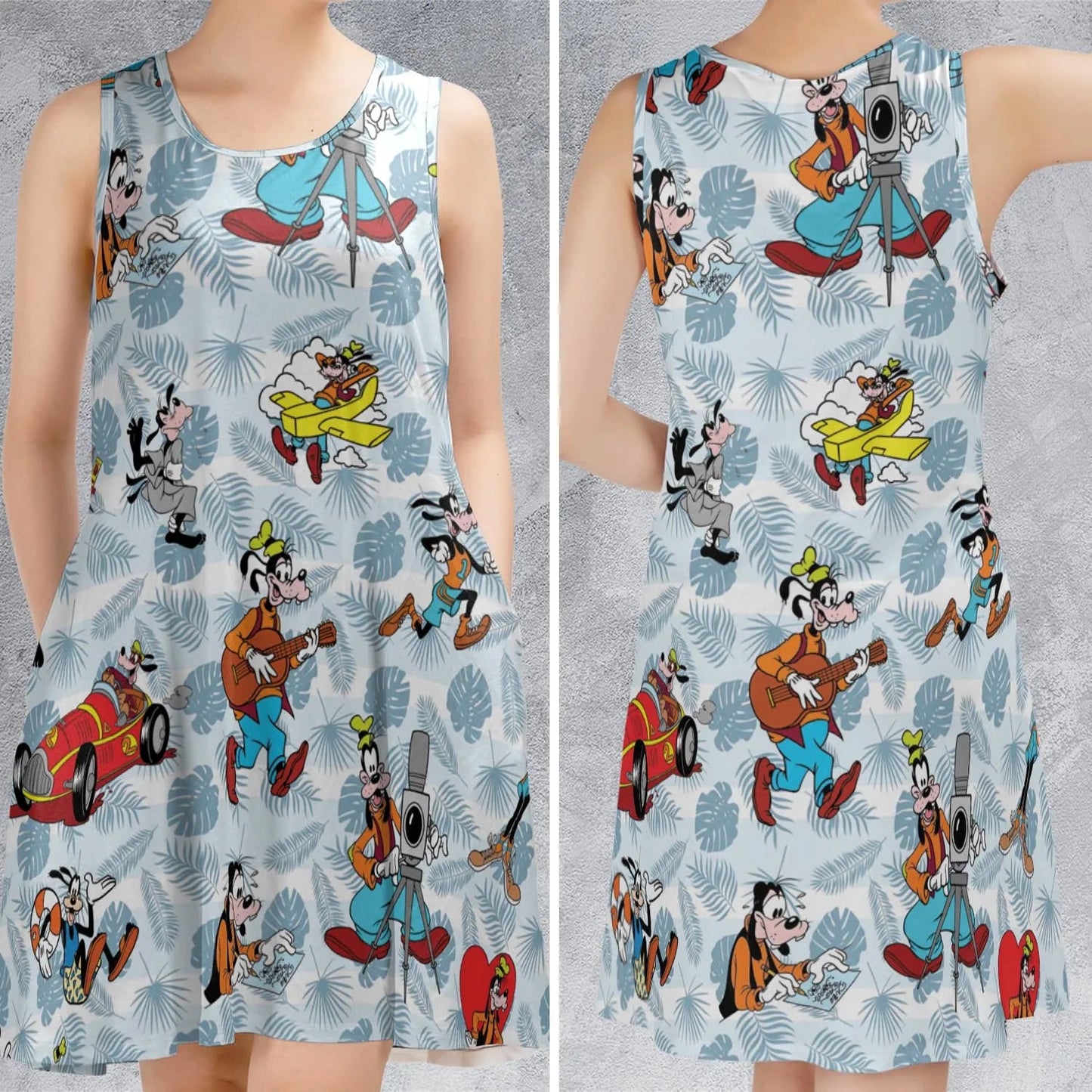 Casual Sleeveless Dress - GKV4M6NE