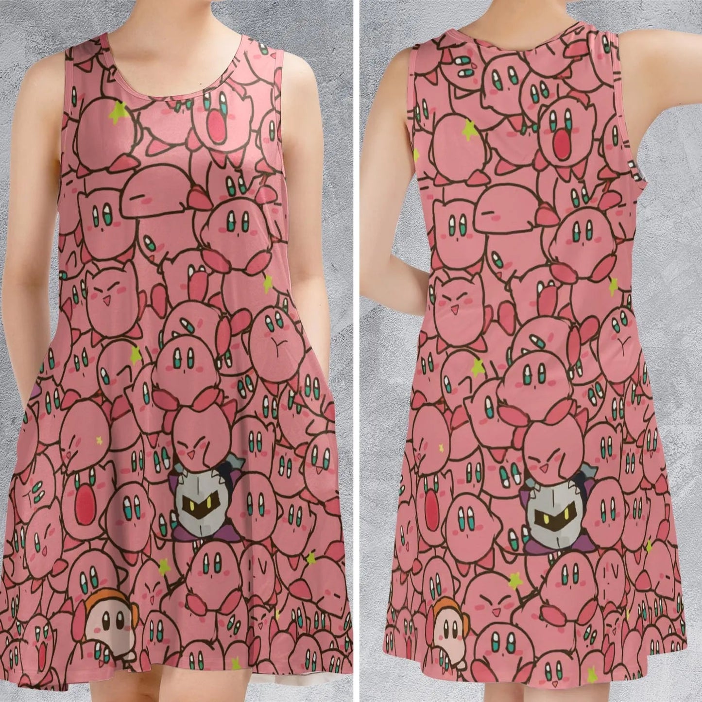 Casual Sleeveless Dress - QTMWJETP