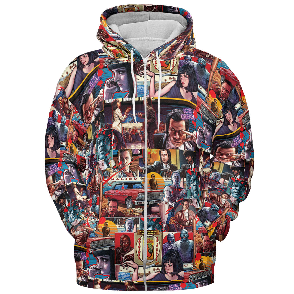 Full Print Hoodie - QFZNMAT9