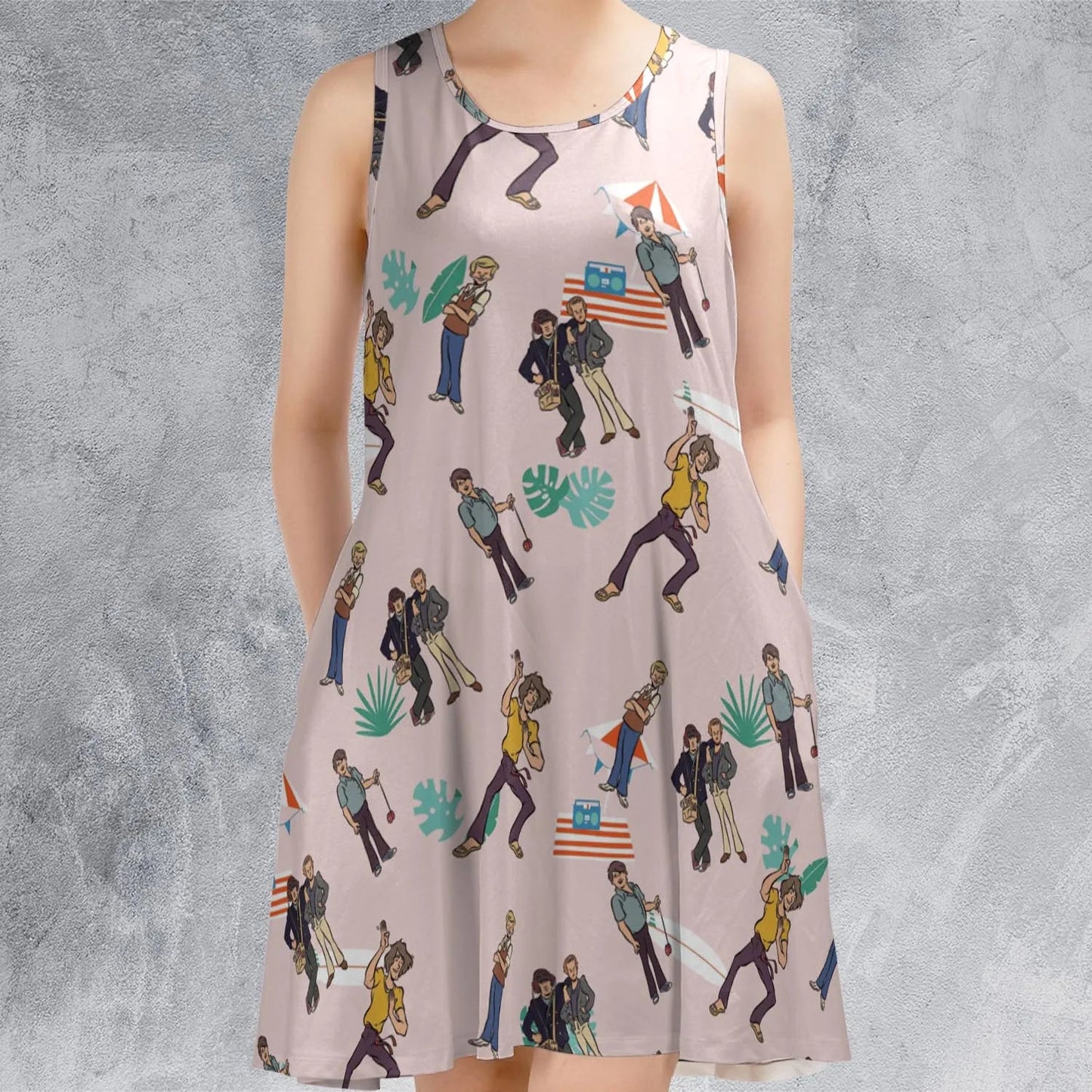 Casual Sleeveless Dress - S8GGDKLD