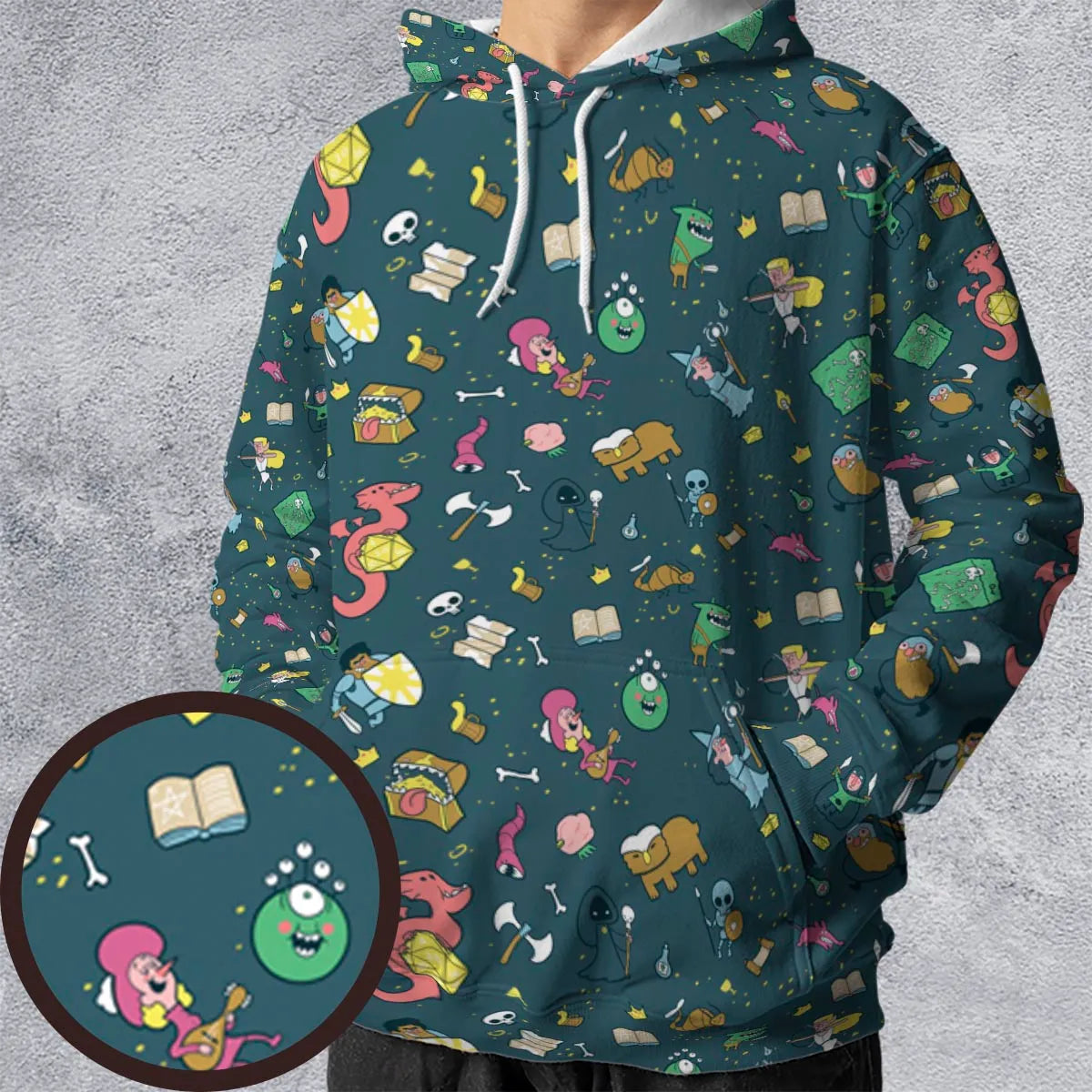 Full Print Hoodie - YZ6B3DV1