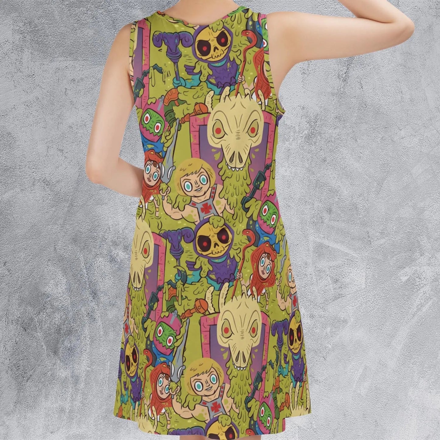 Casual Sleeveless Dress - EWRSVJ3L