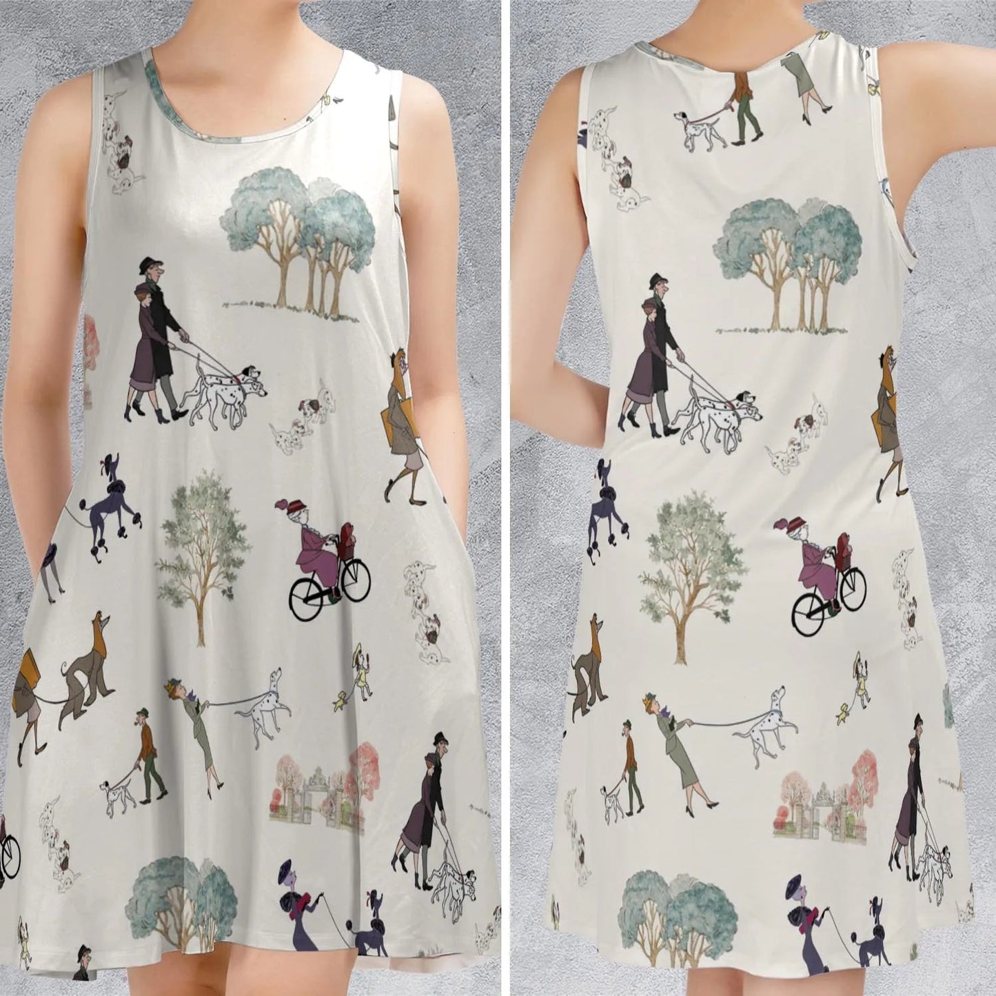 Casual Sleeveless Dress - Y5C5XGZ8
