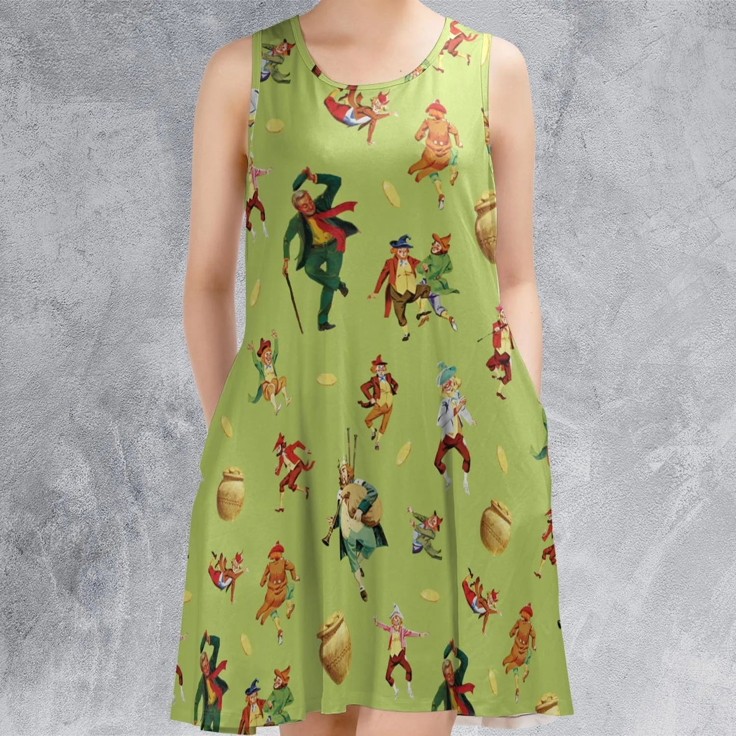 Casual Sleeveless Dress - VMM9DTUL