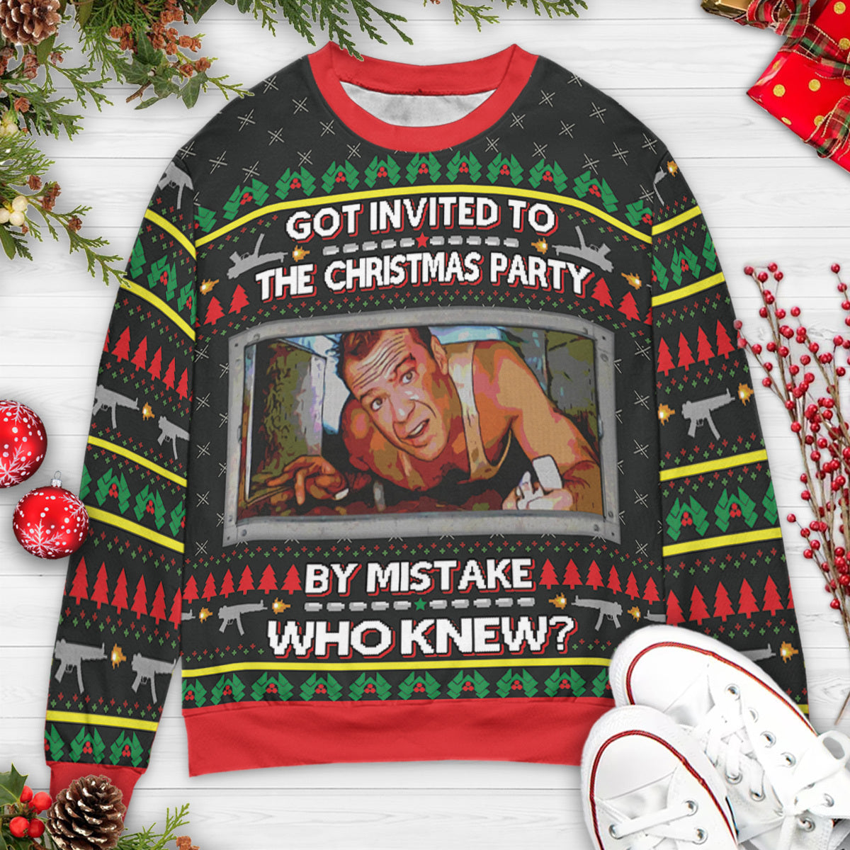 Ugly Christmas Sweatshirt - E1A9SQLP