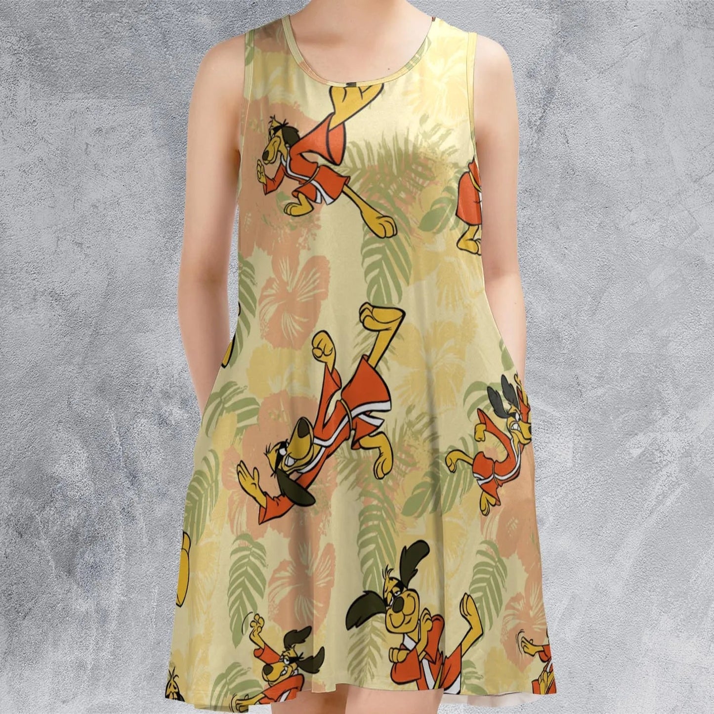 Casual Sleeveless Dress - 3U2SRR4X