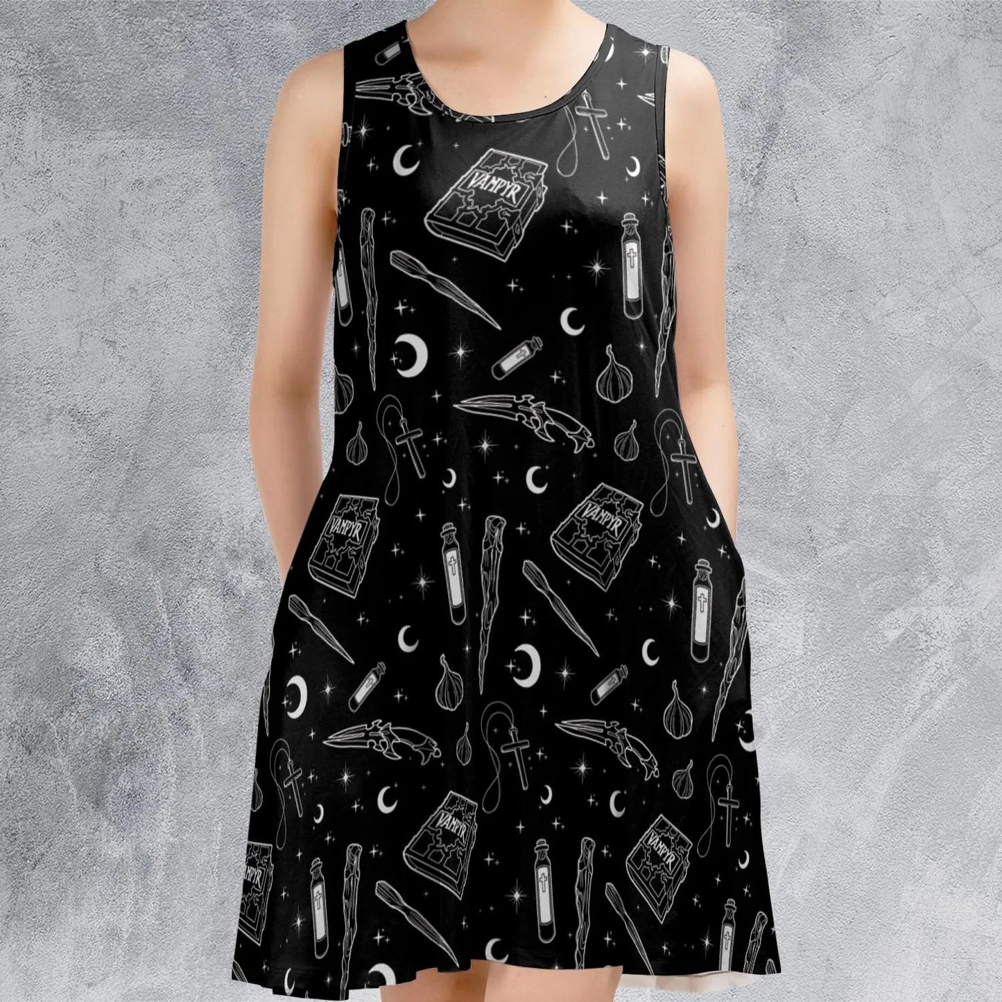 Casual Sleeveless Dress - MQTA1Y1D
