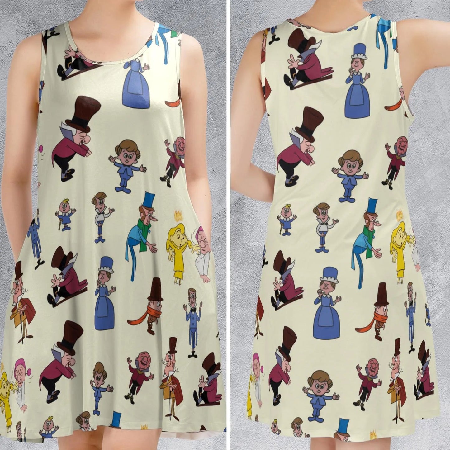 Casual Sleeveless Dress - FZZRZX37