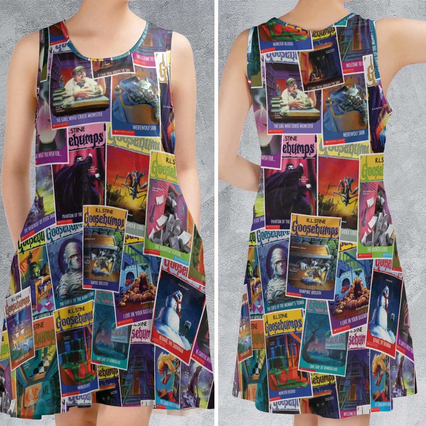Casual Sleeveless Dress - WU23TCD2